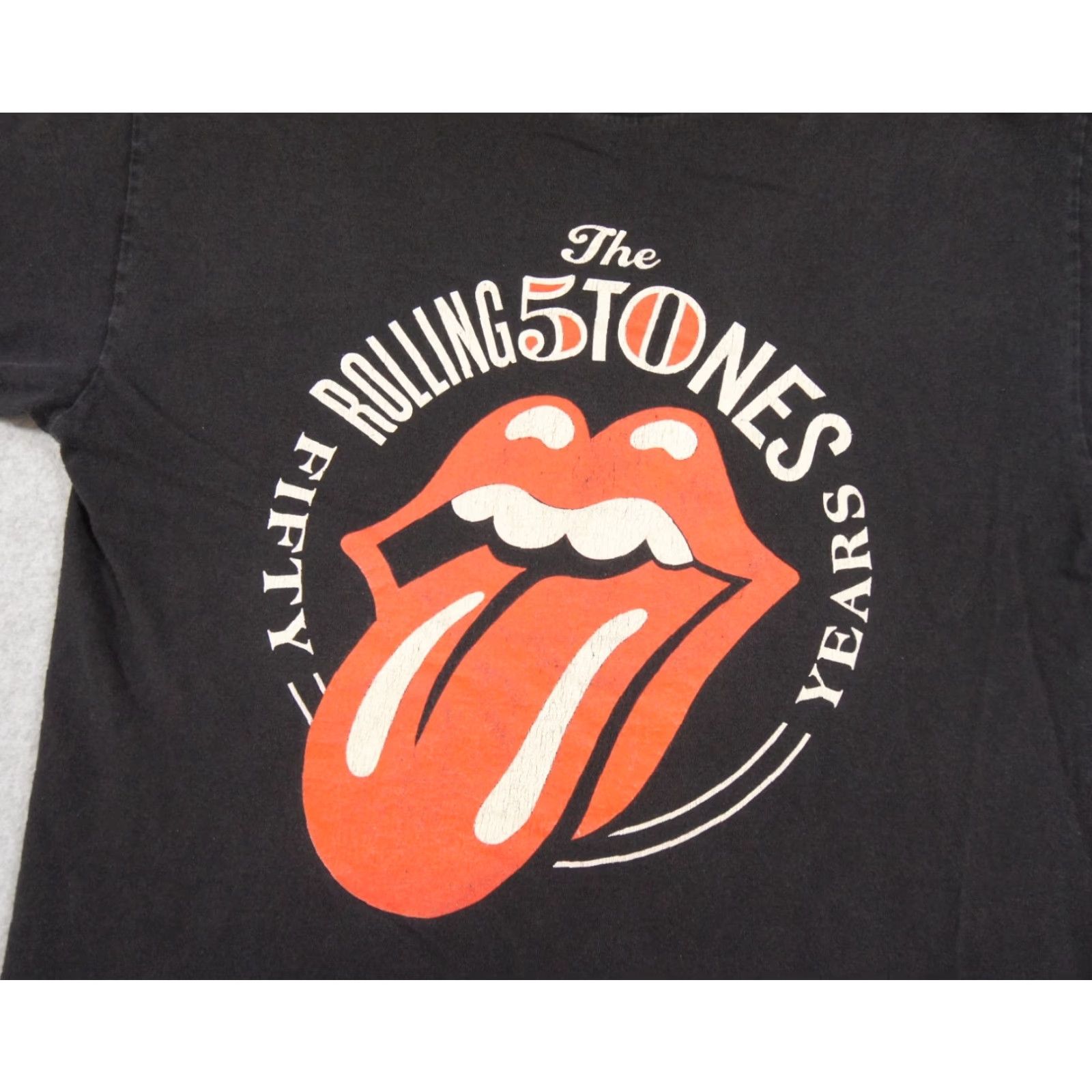 Vintage The Rolling Stones T-Shirt Men's Medium Black Concert Tour 2013 Rock Band Graphic Tee Size US M / EU 48-50 / 2 - 2 Thumbnail
