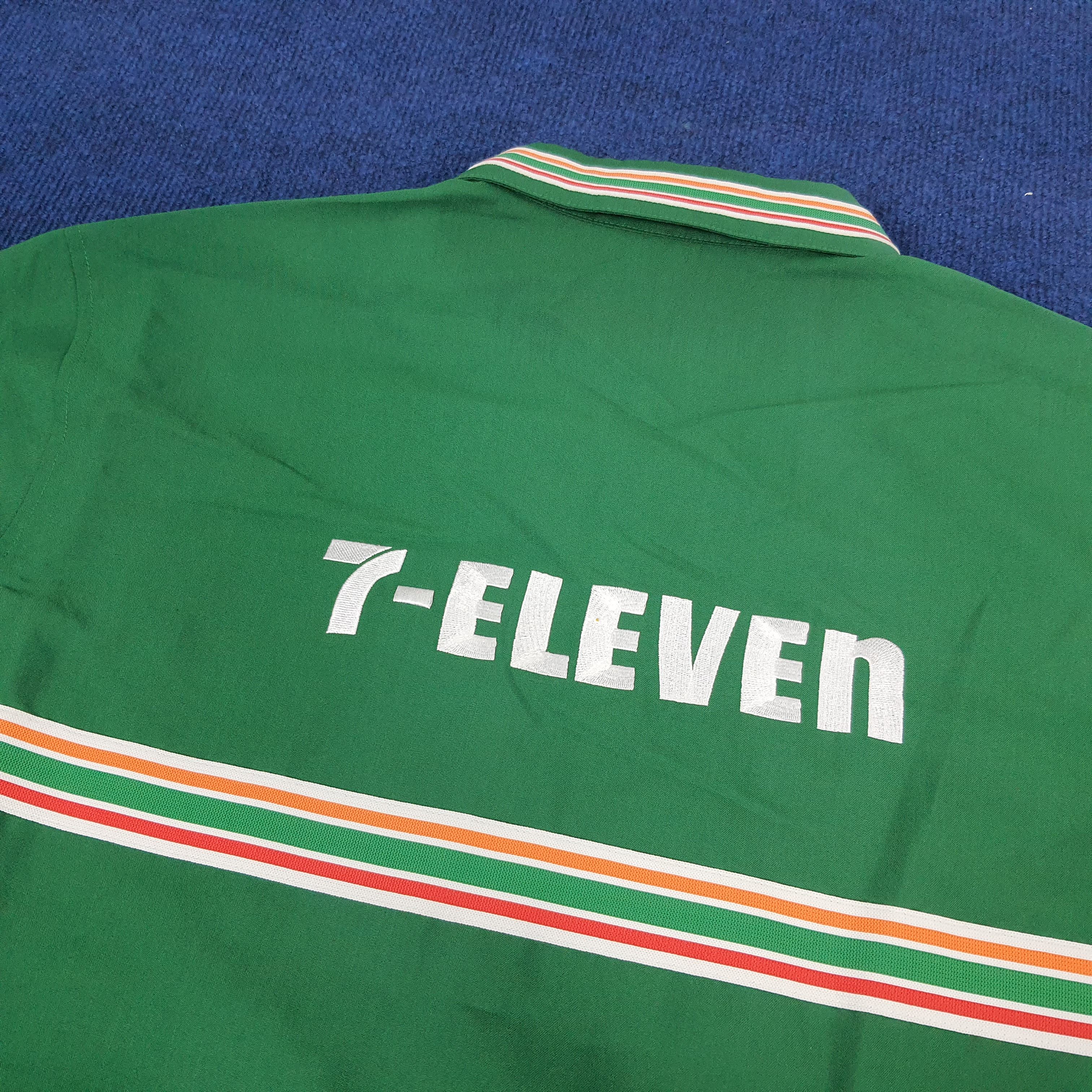 Japanese Brand × Vintage Vintage 7 Eleven Japanese Uniform Staff Shirt Size US L / EU 52-54 / 3 - 4 Thumbnail