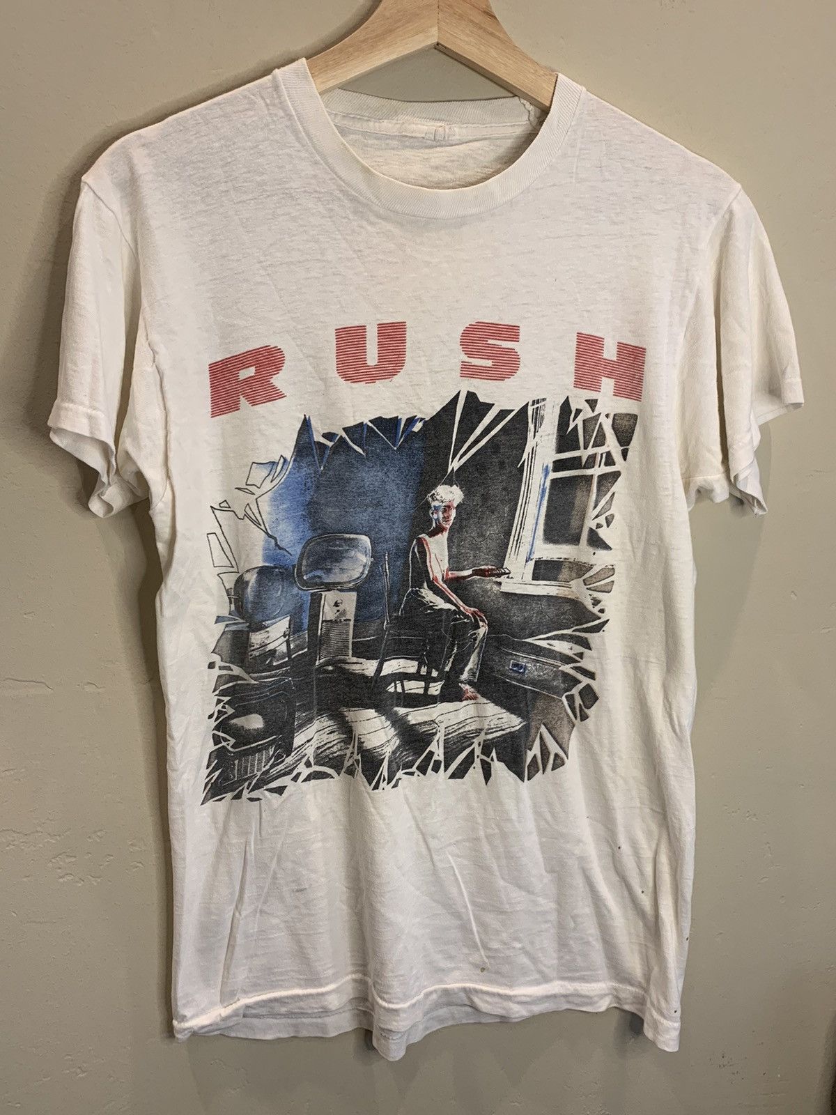 RARE* Vintage 1985 Rush Power Windows Single Stitch Shirt