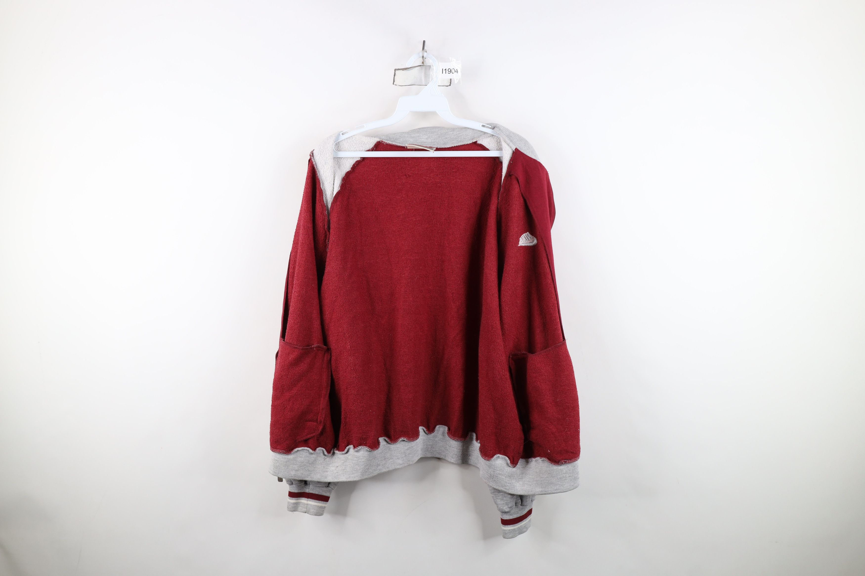 Nike Vintage 80s 90s Nike Mini Swoosh Full Zip Track Jacket USA Size US L / EU 52-54 / 3 - 11 Thumbnail