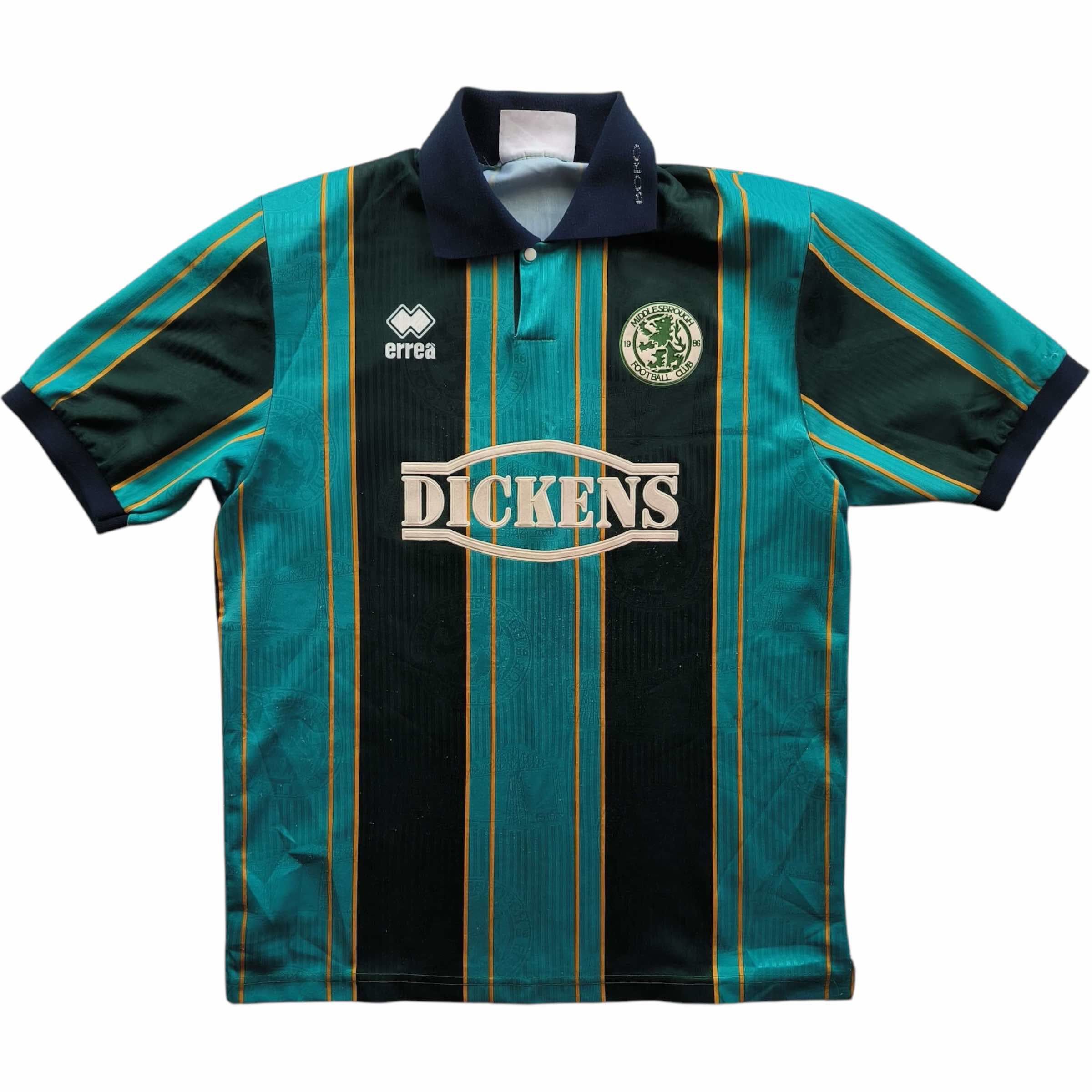 Errea Middlesbrough 1994-95 Errea away football jersey size M Size US M / EU 48-50 / 2 - 1 Thumbnail