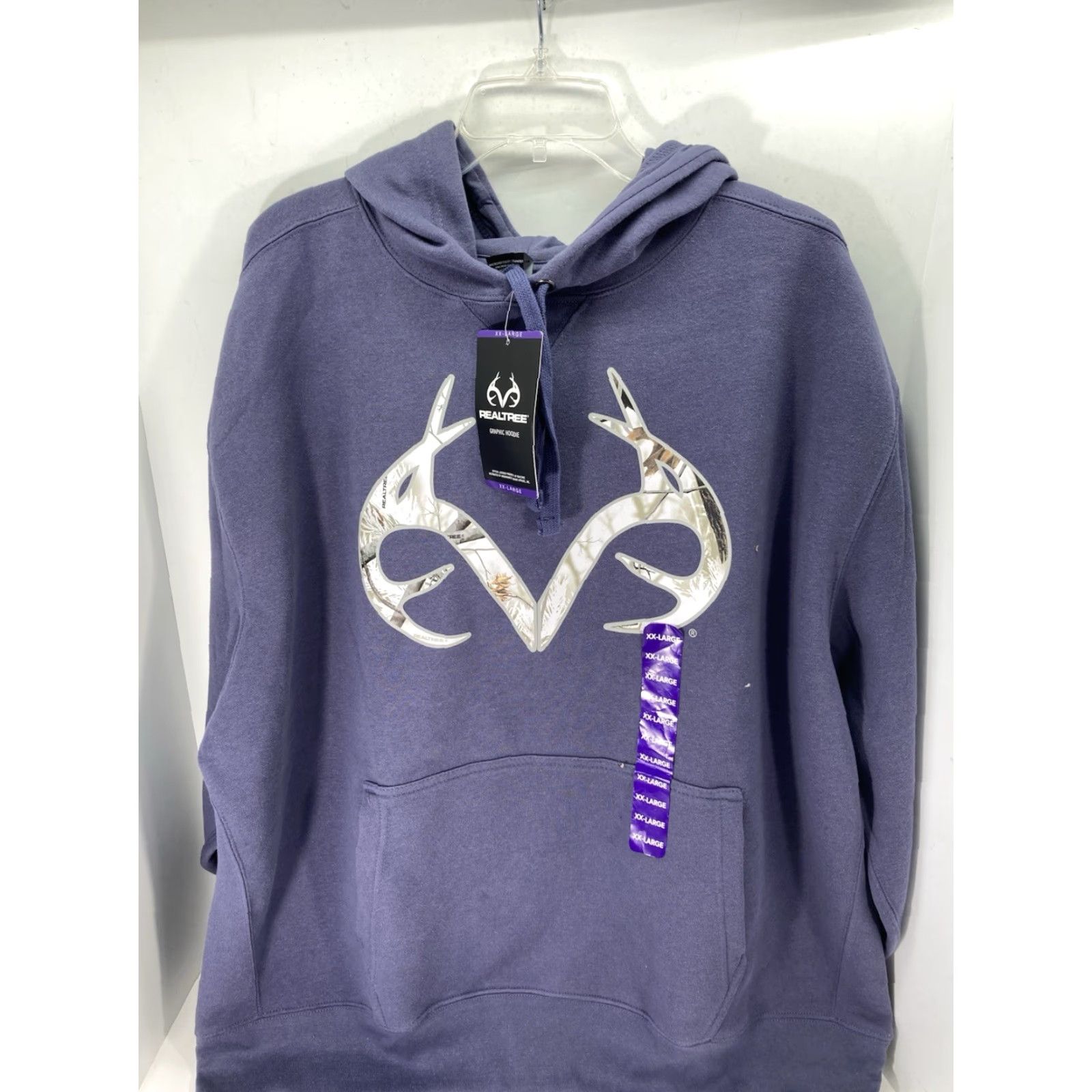 Realtree Realtree Hoodie Sweatshirt Men 2XL Gray Graphic Logo Pullover Cotton NWT Size US XXL / EU 58 / 5 - 2 Thumbnail