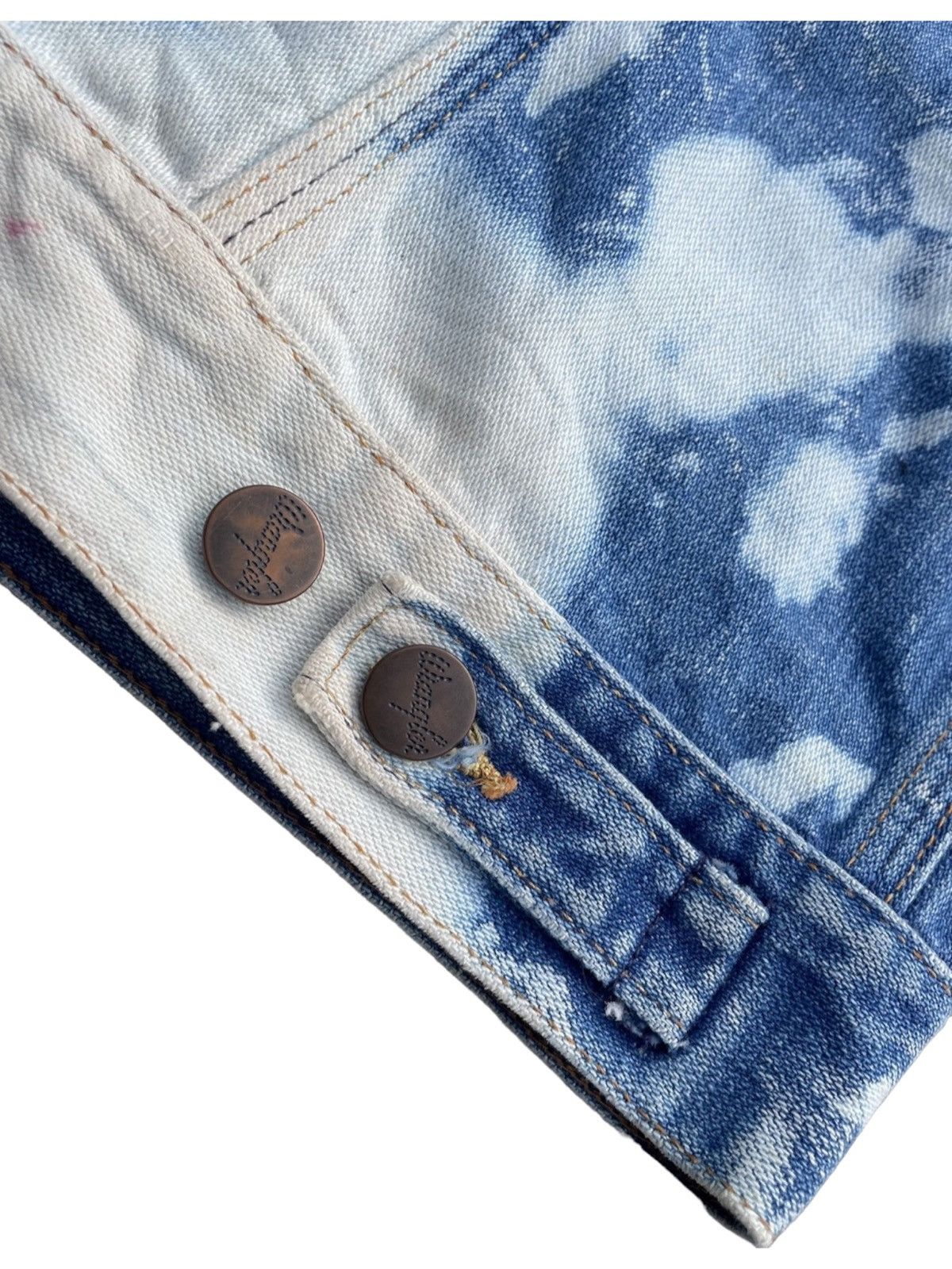 Vintage × Wrangler Wrangler Selvedge 70s/80s Destroy Sleeveless Spalsh Jacket Size US S / EU 44-46 / 1 - 20 Thumbnail
