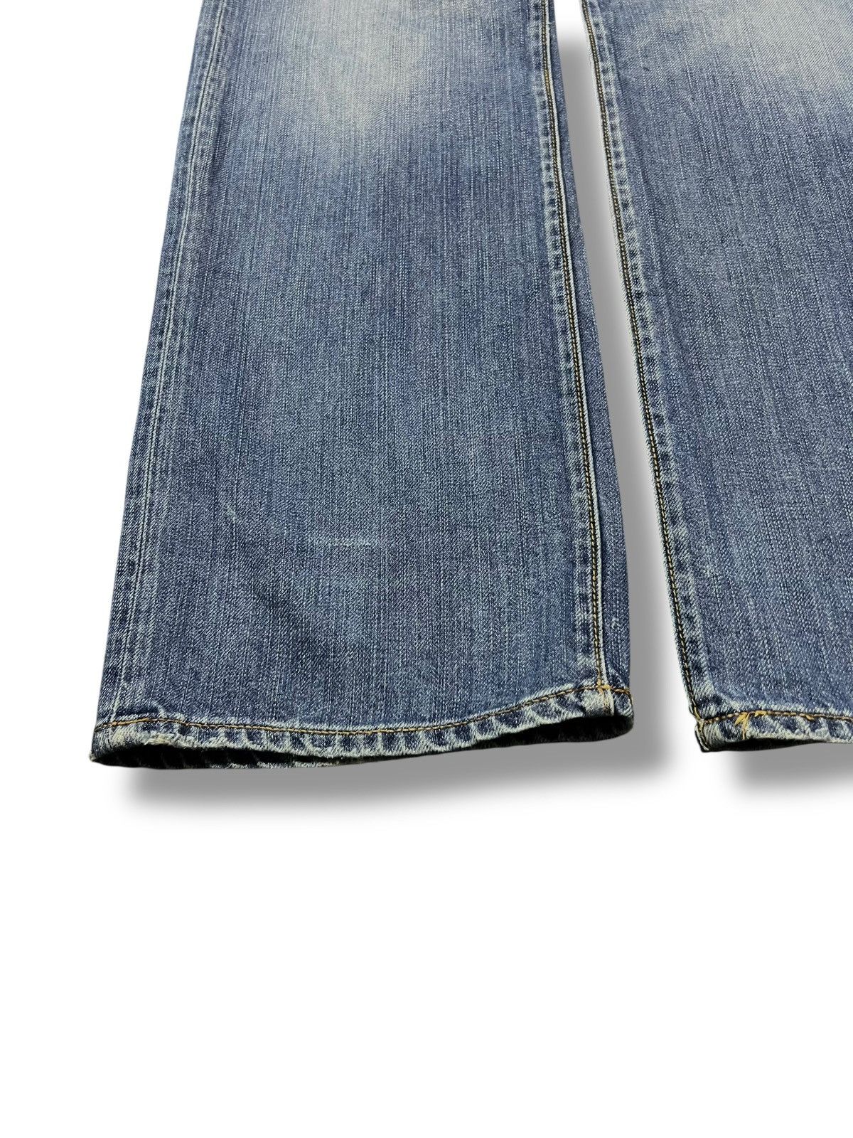 Japanese Brand Vintage Z-Brand - Faded Wash, Distressed Denim Size US 32 / EU 48 - 6 Thumbnail