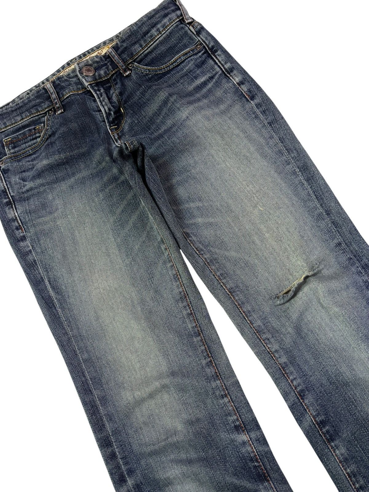 Japanese Brand Vtg Georgia Love Japan Distressed Jeans Size US 28 / EU 44 - 3 Thumbnail