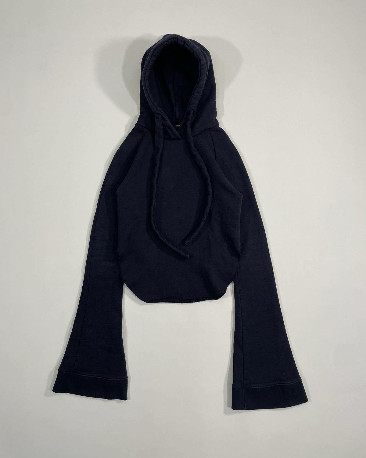 image of Vetements Ss15 Wide Sleeve Black Hoodie, Men's (Size Small)