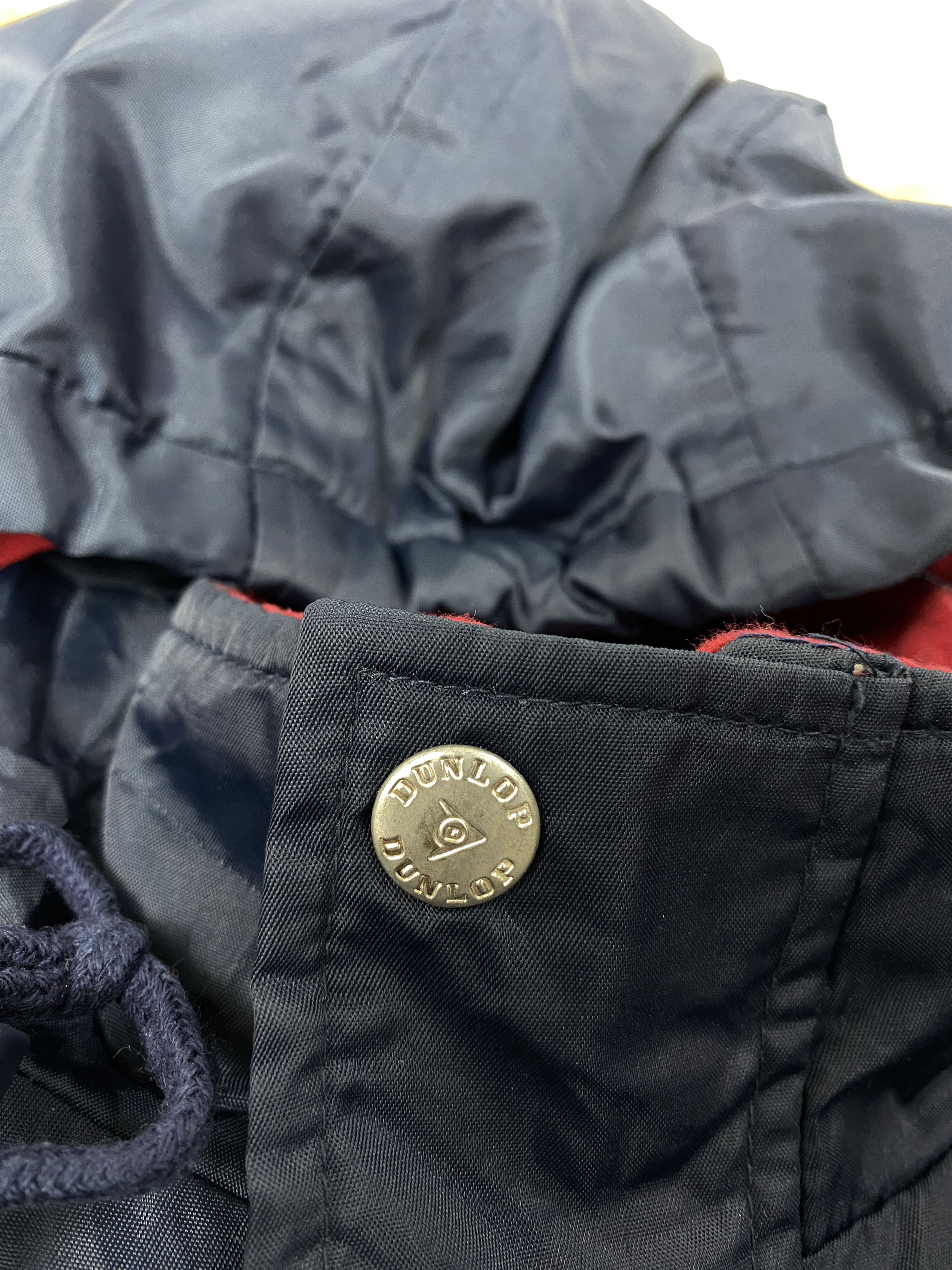 Dunlop Vintage Dunlop Motorsport Hoodie Fleece Lining Jacket J1985 Size US S / EU 44-46 / 1 - 3 Thumbnail