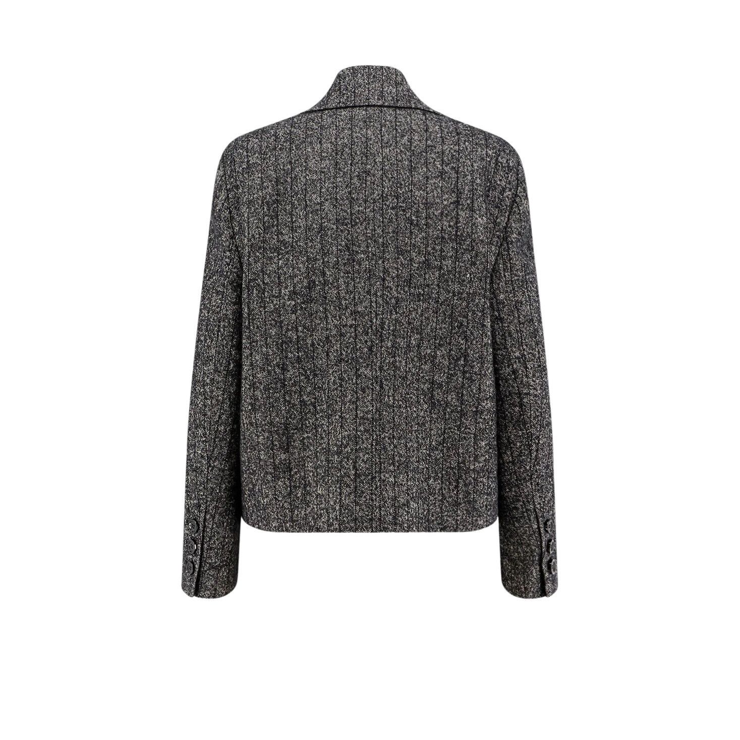 DOLCE&GABBANA Gray Wool Blazer Jacket New & Authentic (Women