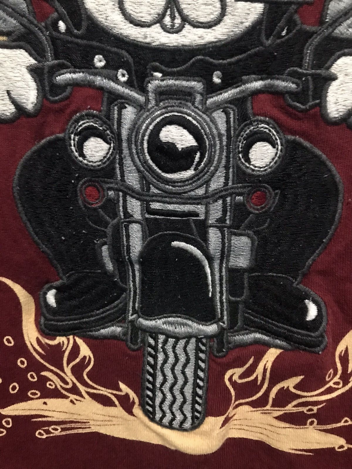 Vanson Leathers Vanson Leathers x TFOA Embroidered T Shirt Size US L / EU 52-54 / 3 - 14 Thumbnail