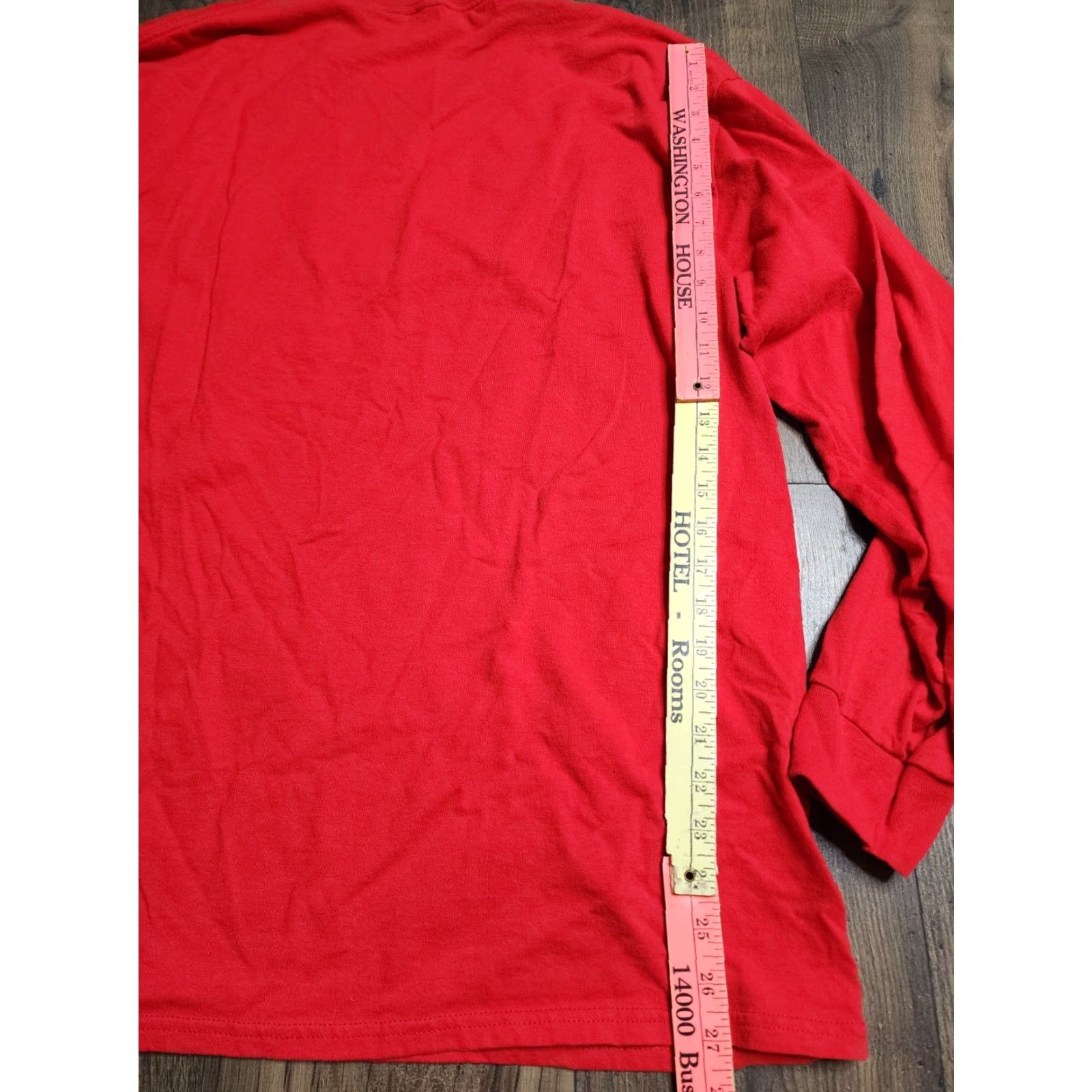 Vintage VINTAGE Dolly Parton Dollywood Plaid Logo Shirt Unisex Adults Long Sleeve Crew Neck Red L Mens Womens Boys Girls Size US L / EU 52-54 / 3 - 2 Thumbnail