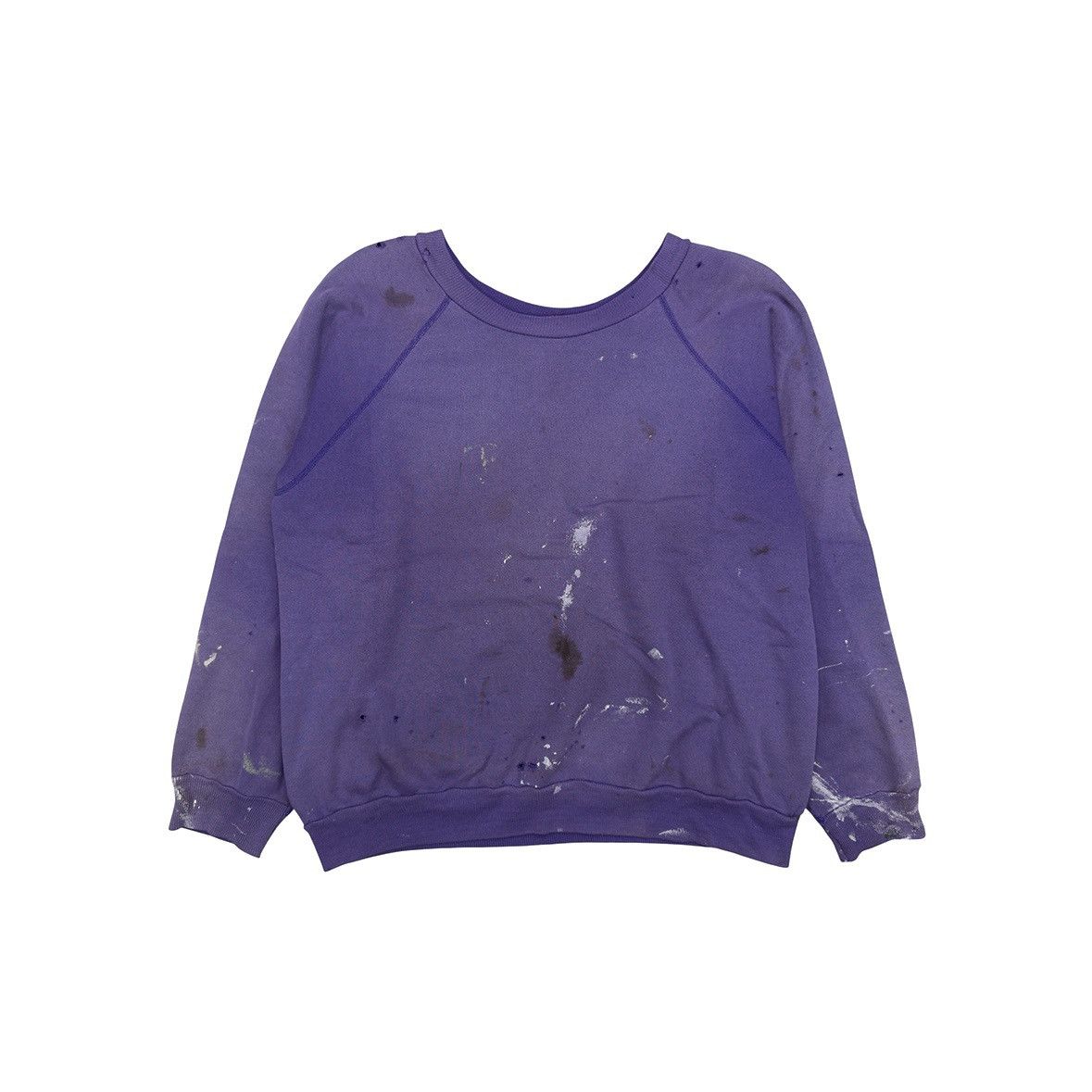 Vintage VINTAGE THRASHED FADED PURPLE SWEATSHIRT Size US M / EU 48-50 / 2 - 1 Thumbnail
