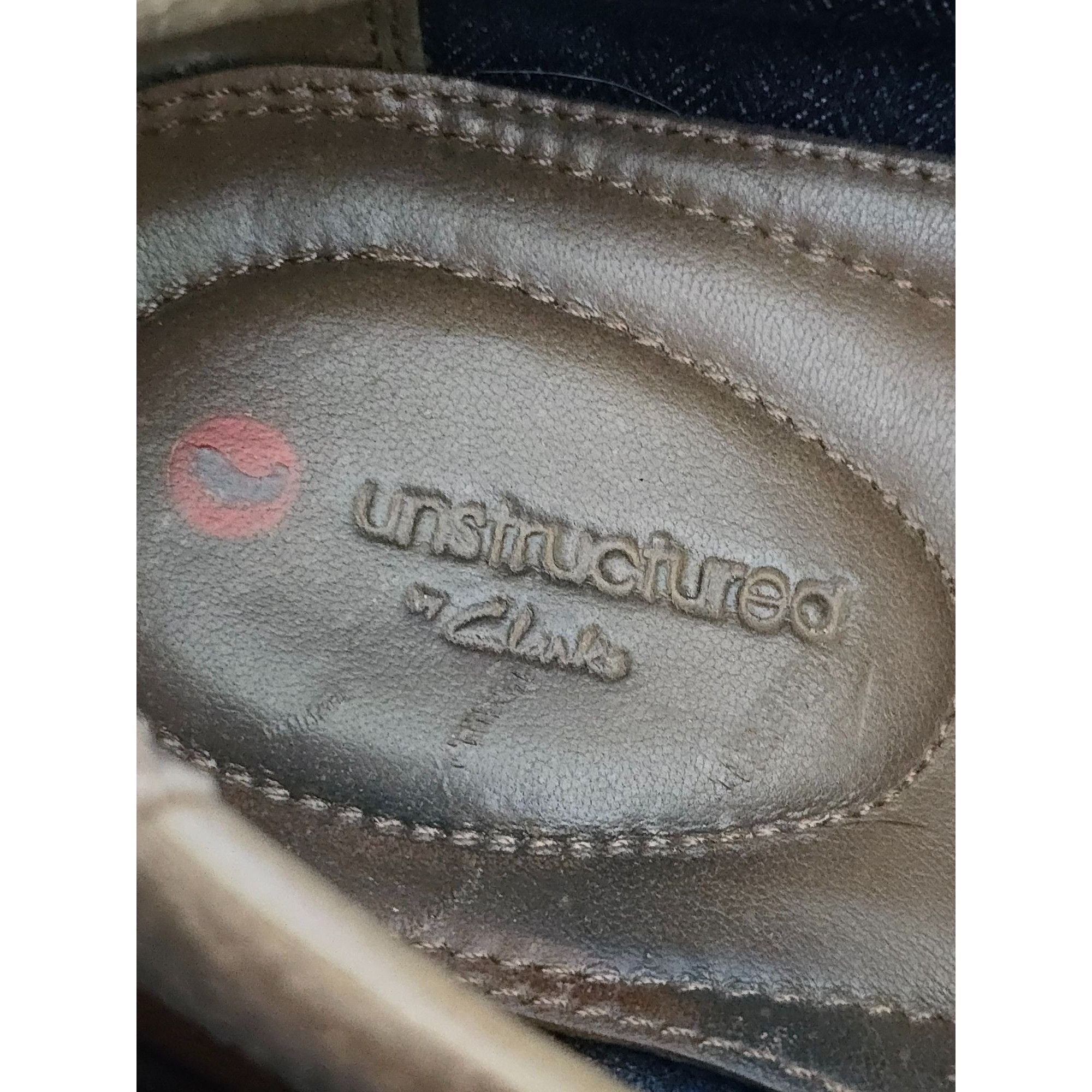Clarks Clarks Unstructured Mens Leather Lace-Up Shoes Size 9 Size US 9 / EU 42 - 3 Thumbnail