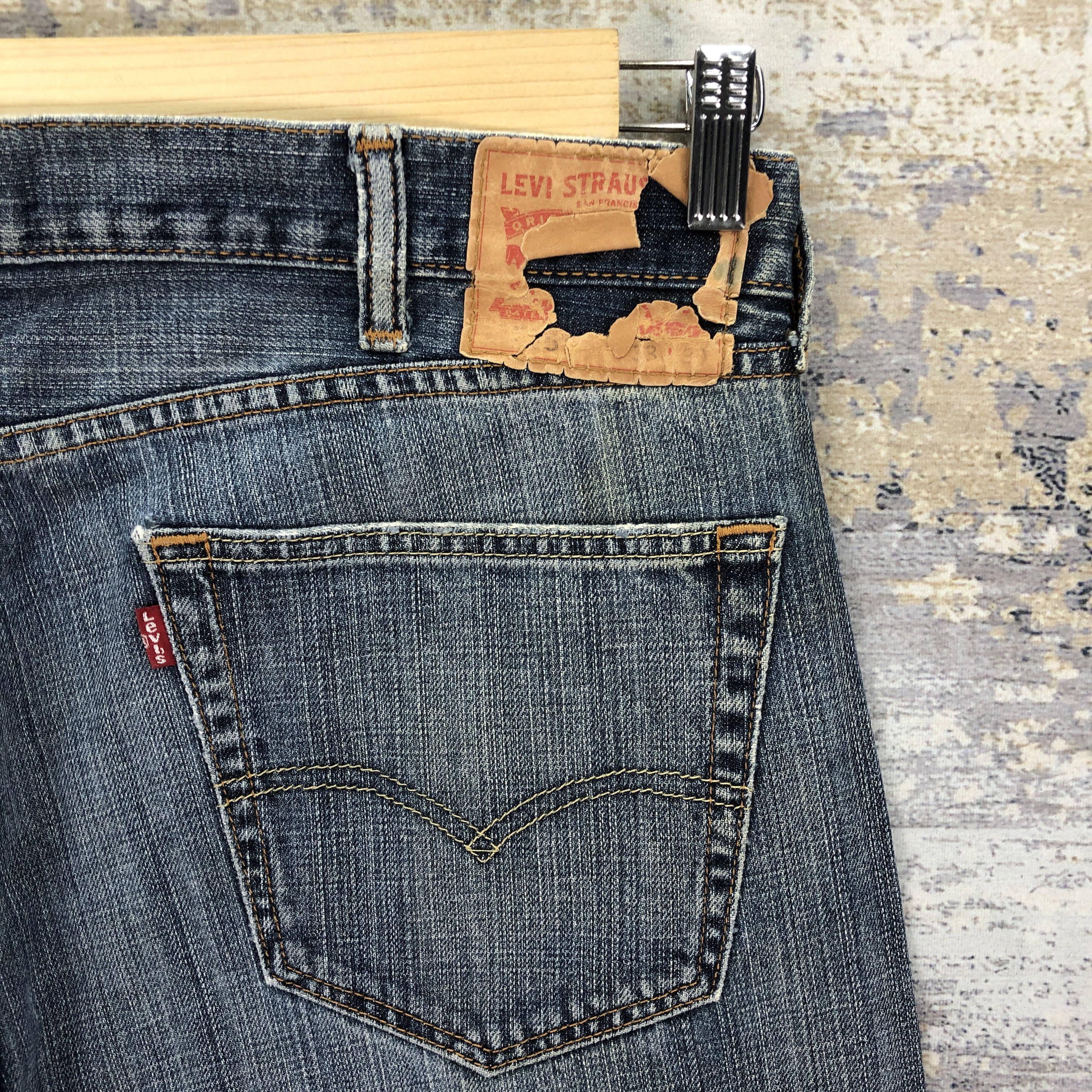 Levi's Vintage Y2K Levis 505 Faded Jeans Levi's Light Wash Denim Size US 38 / EU 54 - 5 Thumbnail
