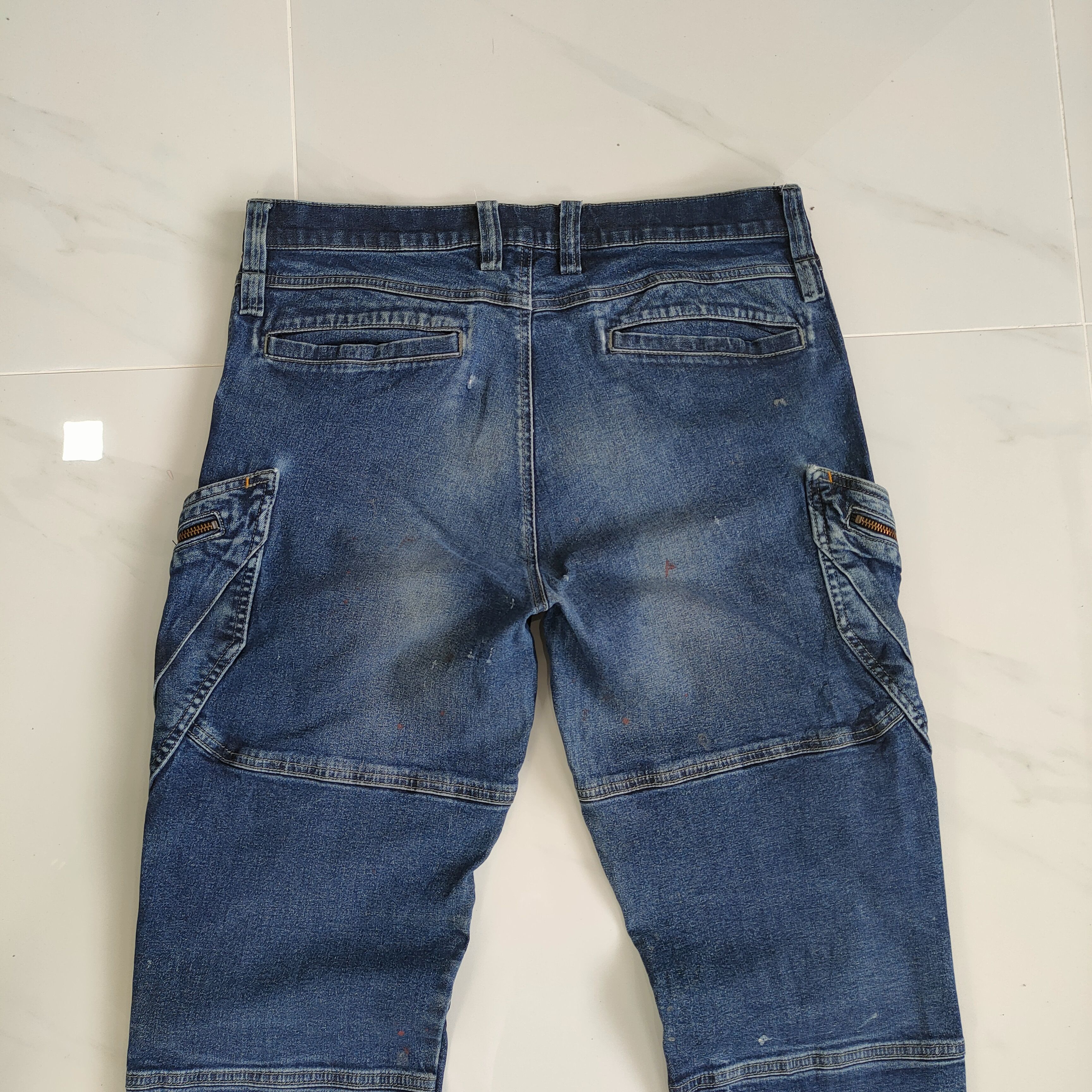 Japanese Brand × Vintage VINTAGE JAPANESE DOUBLE KNEE DISTRESSED CARGO PANTS Size US 34 / EU 50 - 10 Thumbnail
