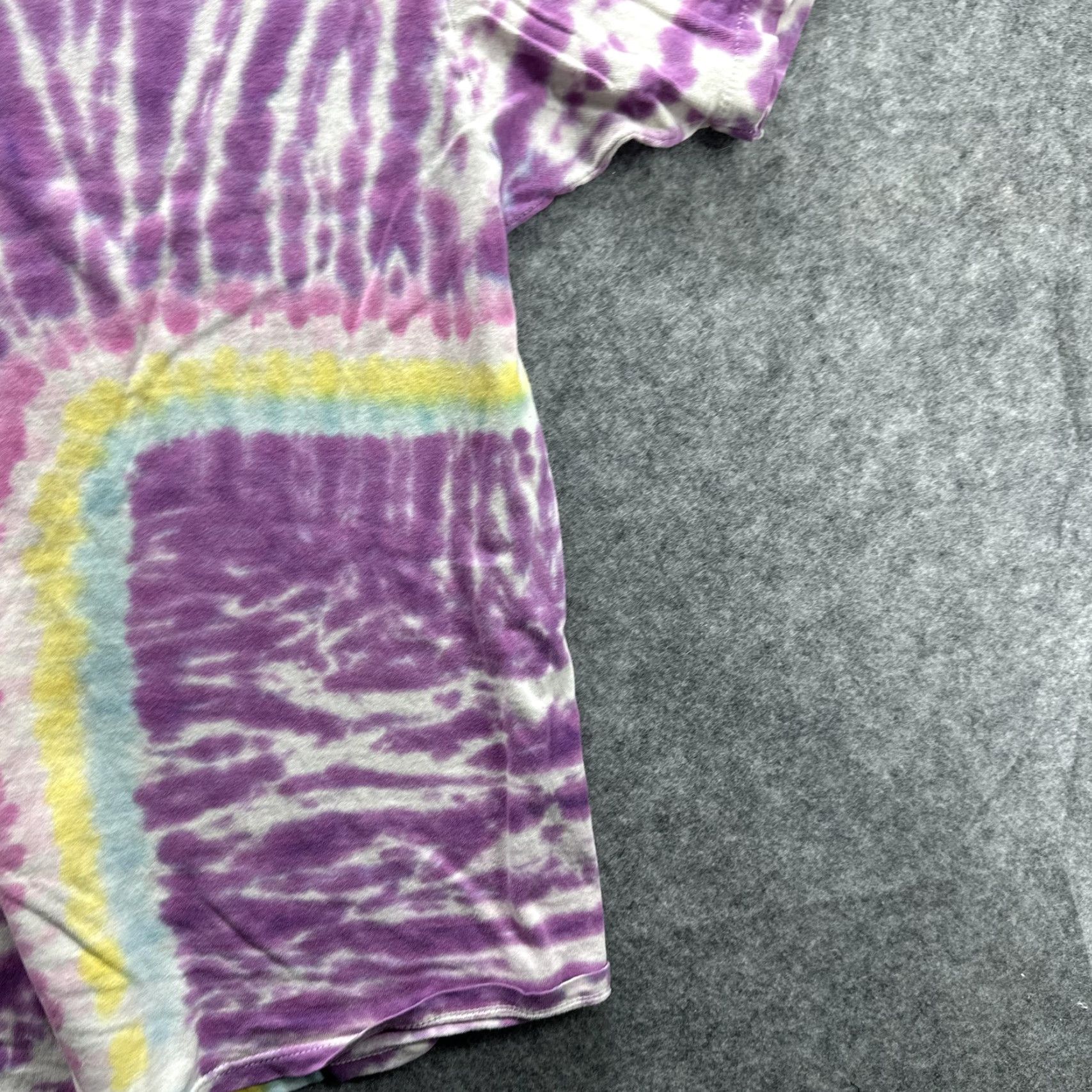 Hanes VINTAGE Hanes Shirt Mens 2XL Purple Tie Dye 100% Cotton Made USA 90s Size US XXL / EU 58 / 5 - 6 Thumbnail