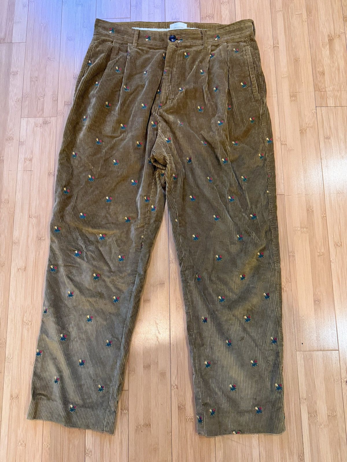 Aime Leon Dore Aime Leon Dore Monogram Corduroy Pants Size M (32) Size US 32 / EU 48 - 1 Thumbnail