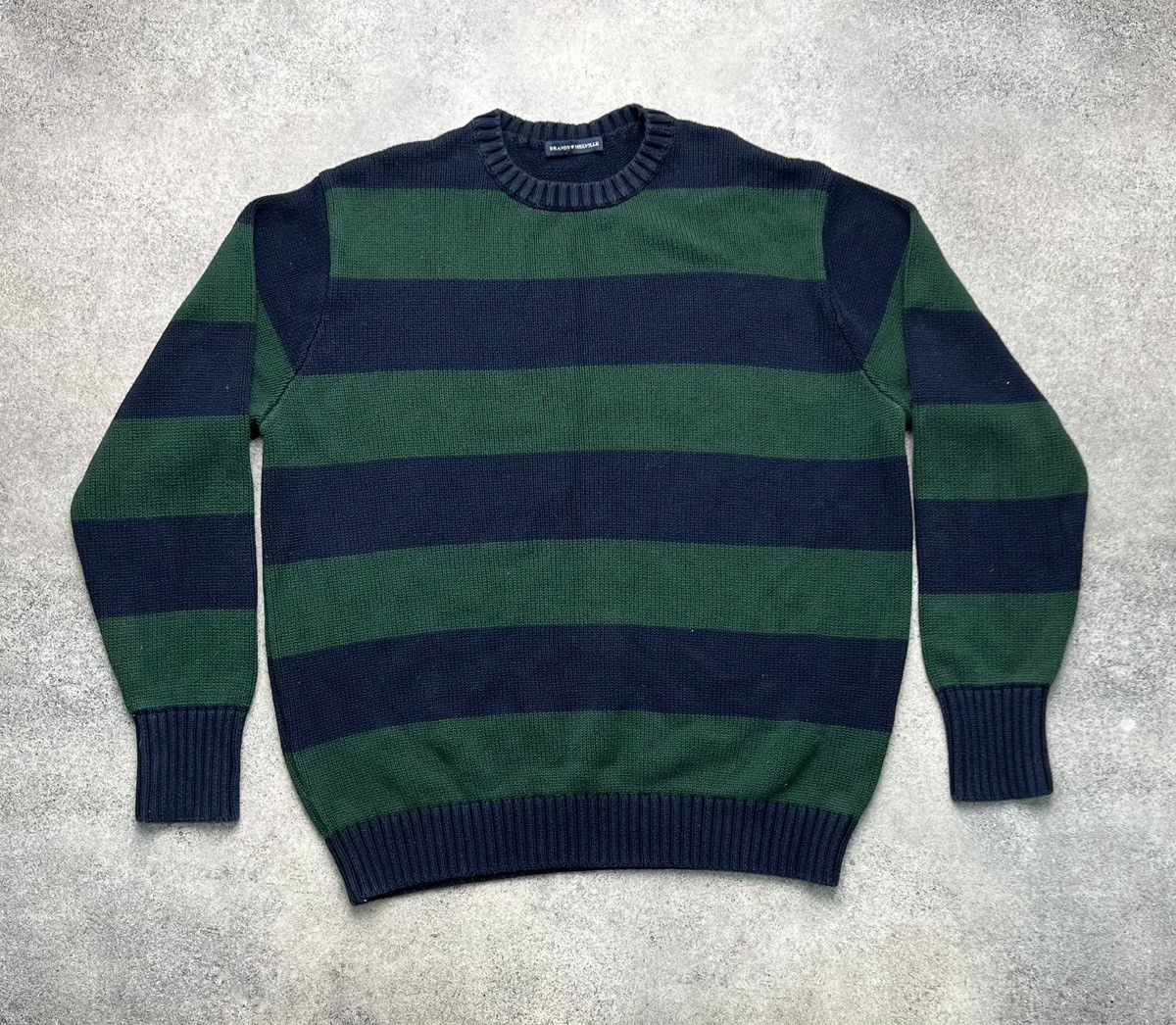 Vintage Brandy Melville striped knit jumper Size US M / EU 48-50 / 2 - 1 Thumbnail