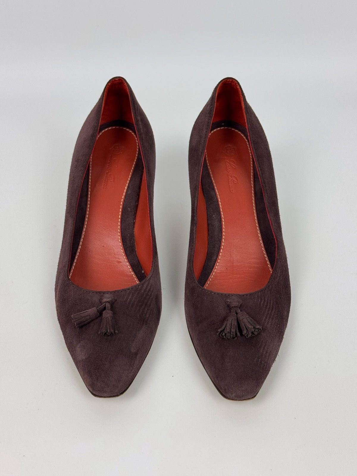 Loro Piana Loro Piana Escarpins Suede Purple Heels Size US 10 / IT 40 - 6 Thumbnail