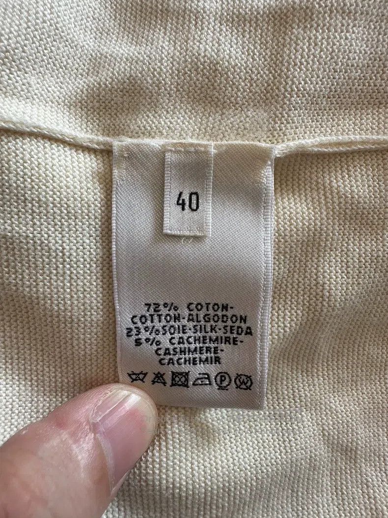 Hermes Hermes Off-white women's knitted dress Size S / US 4 / IT 40 - 6 Thumbnail