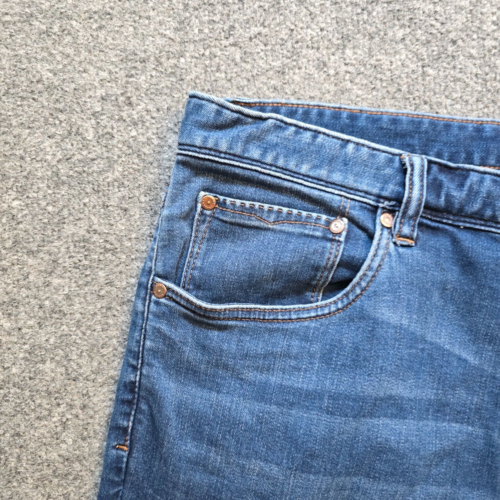 Tommy Bahama Tommy Bahama Jeans Mens 40X26 Blue Denim Straight Regular Rise 26 Inseam Medium Wash Casual Capsule Mens Jeans Size US 40 / EU 56 - 3 Thumbnail