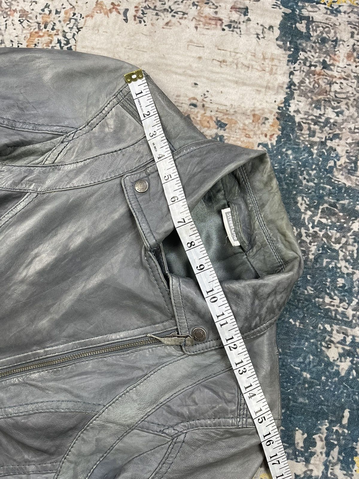 Genuine Leather Street One Sheep Leather Double Collar Biker Jackets Size S / US 4 / IT 40 - 11 Thumbnail