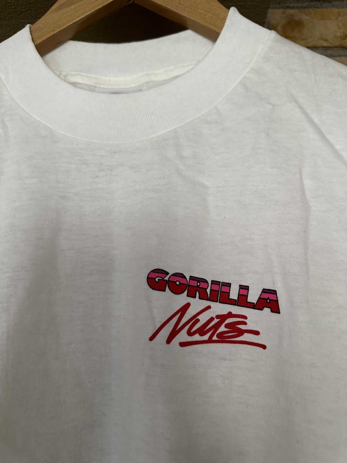 Vintage Vintage 90s Gorilla Nuts Mechanic Racing Graphic Tee Size US L / EU 52-54 / 3 - 5 Thumbnail