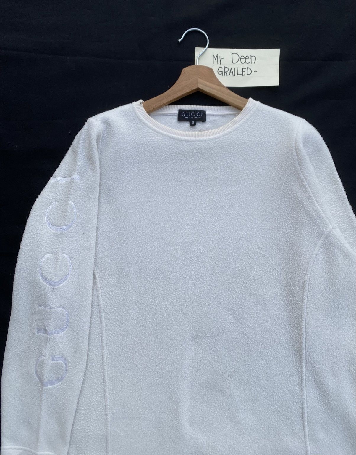 Gucci Rare Vintage GUCCI White Sweater Size US M / EU 48-50 / 2 - 6 Thumbnail
