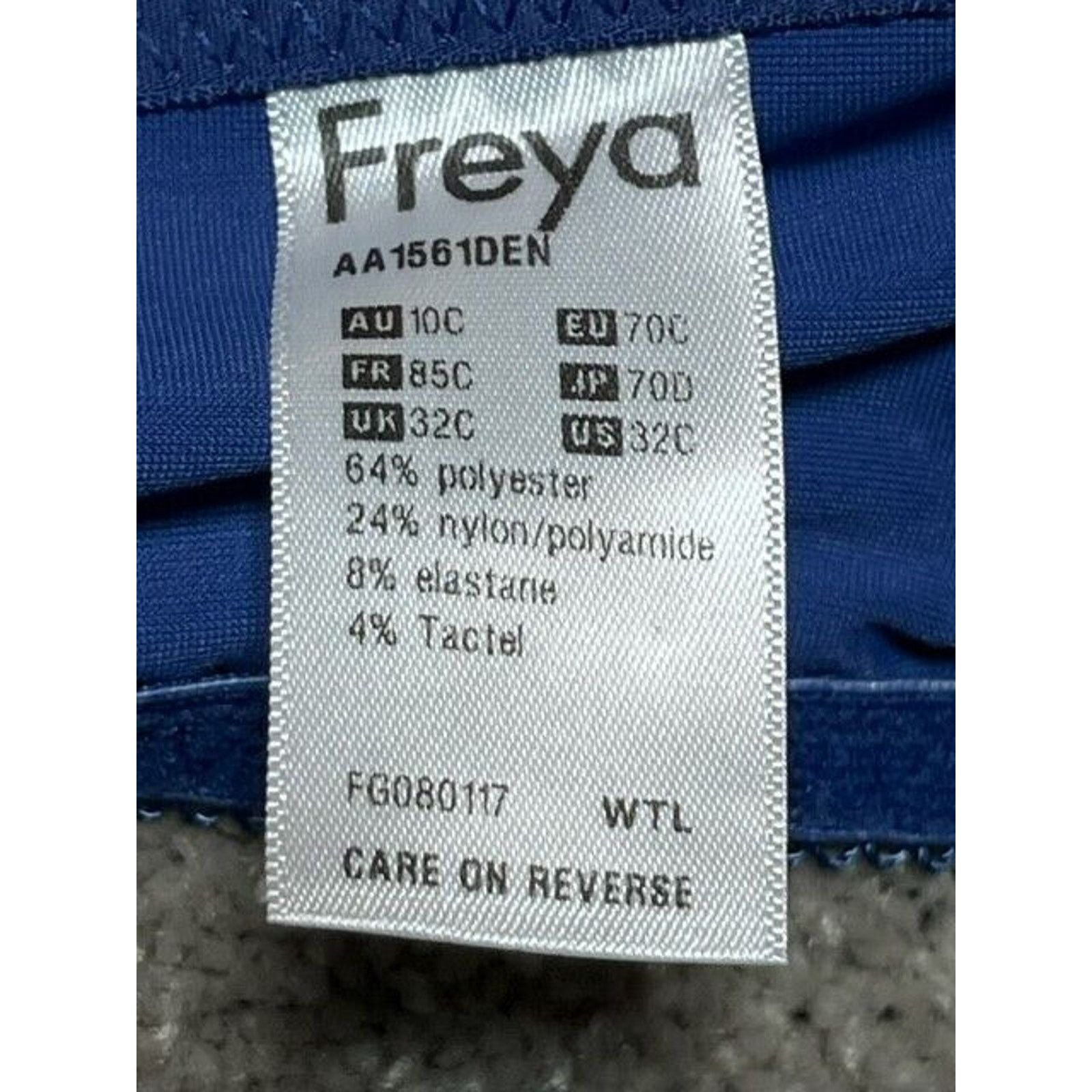 Freya Lingerie Freya Bra Womens 32C Deco Delight Moulded Plunge Racerback Size ONE SIZE - 8 Thumbnail