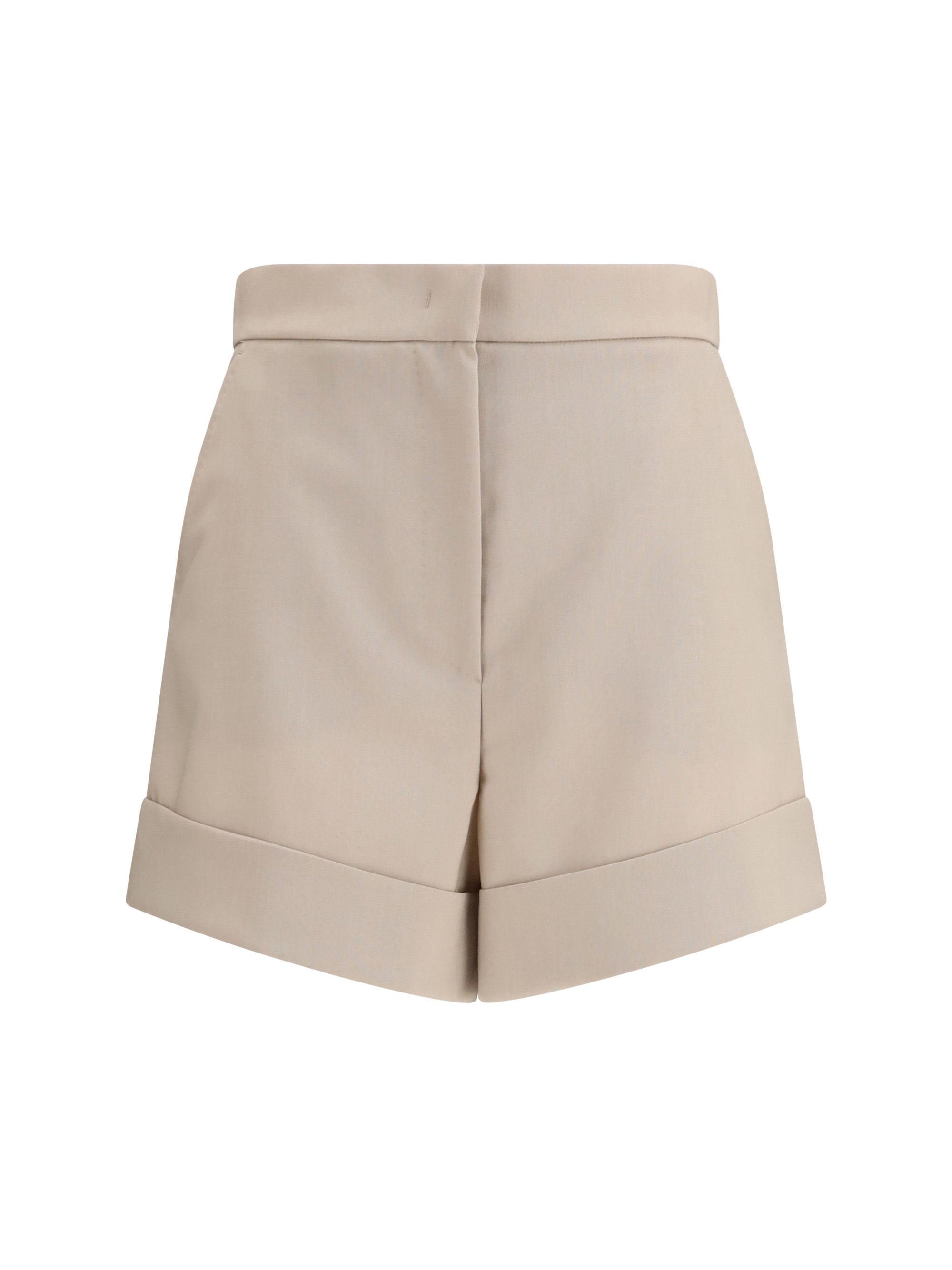 Max Mara Mohair and silk canvas Shorts Size 28" / US 6 / IT 42 - 1 Thumbnail