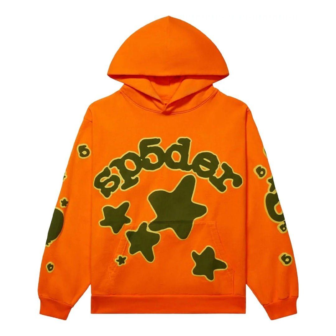 Sp5der Orange Beluga Hoodie Size US M / EU 48-50 / 2 - 1 Thumbnail