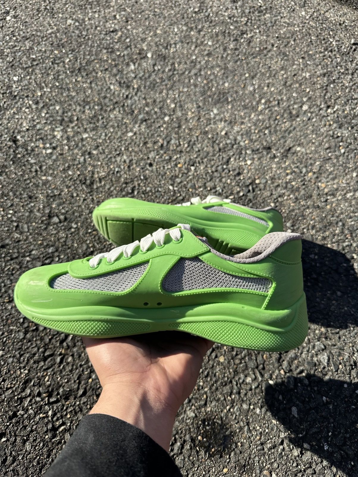 Prada Prada America’s Cup Soft Rubber Green Size US 7 / EU 40 - 3 Thumbnail