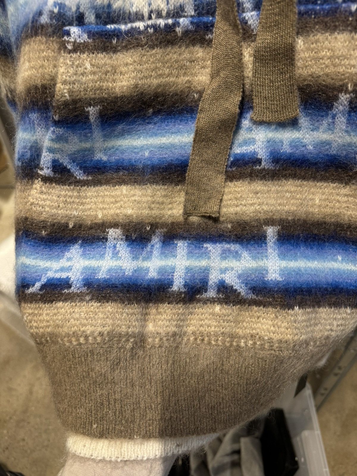 Amiri Amiri Staggered Striped Mohair Wool Hoodie NEW 1500$ Size US S / EU 44-46 / 1 - 5 Thumbnail