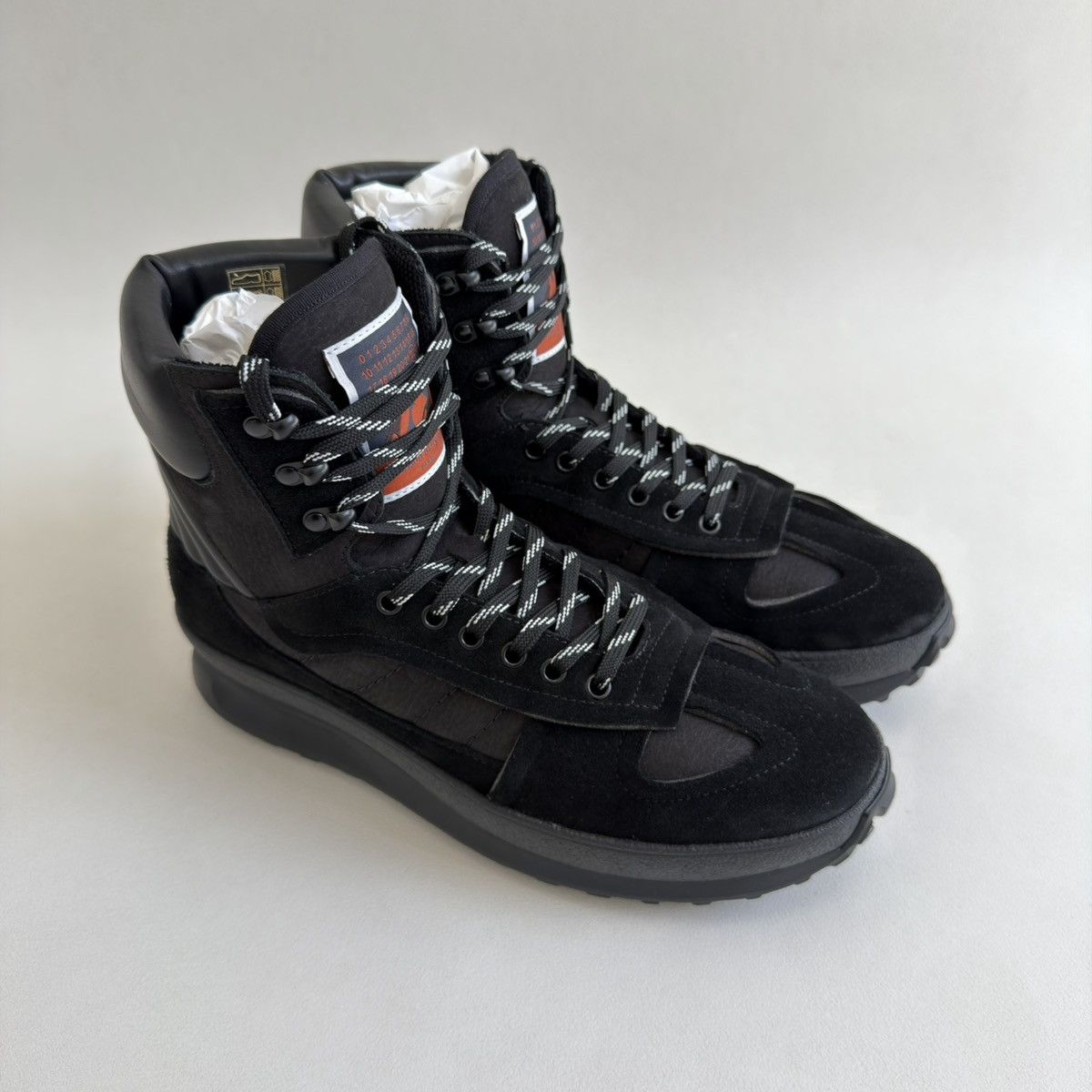 Maison Margiela A/W 24 ‘Climber’ Black High Top Sneakers Size US 8 / EU 41 - 17 Thumbnail