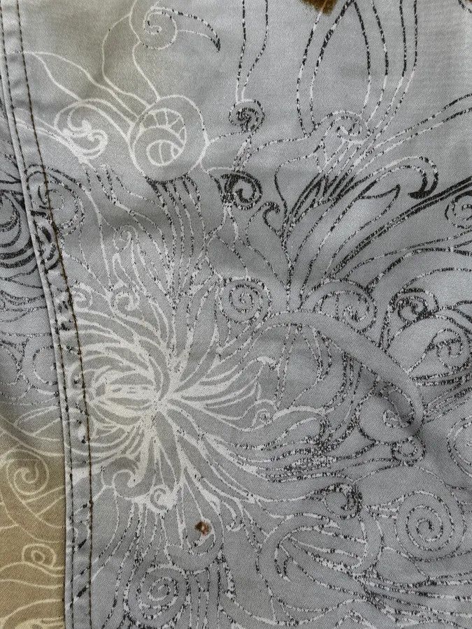 Just Cavalli 2000s Cavalli Beige Floral Buttoned Jacket Size XS / US 0-2 / IT 36-38 - 9 Thumbnail