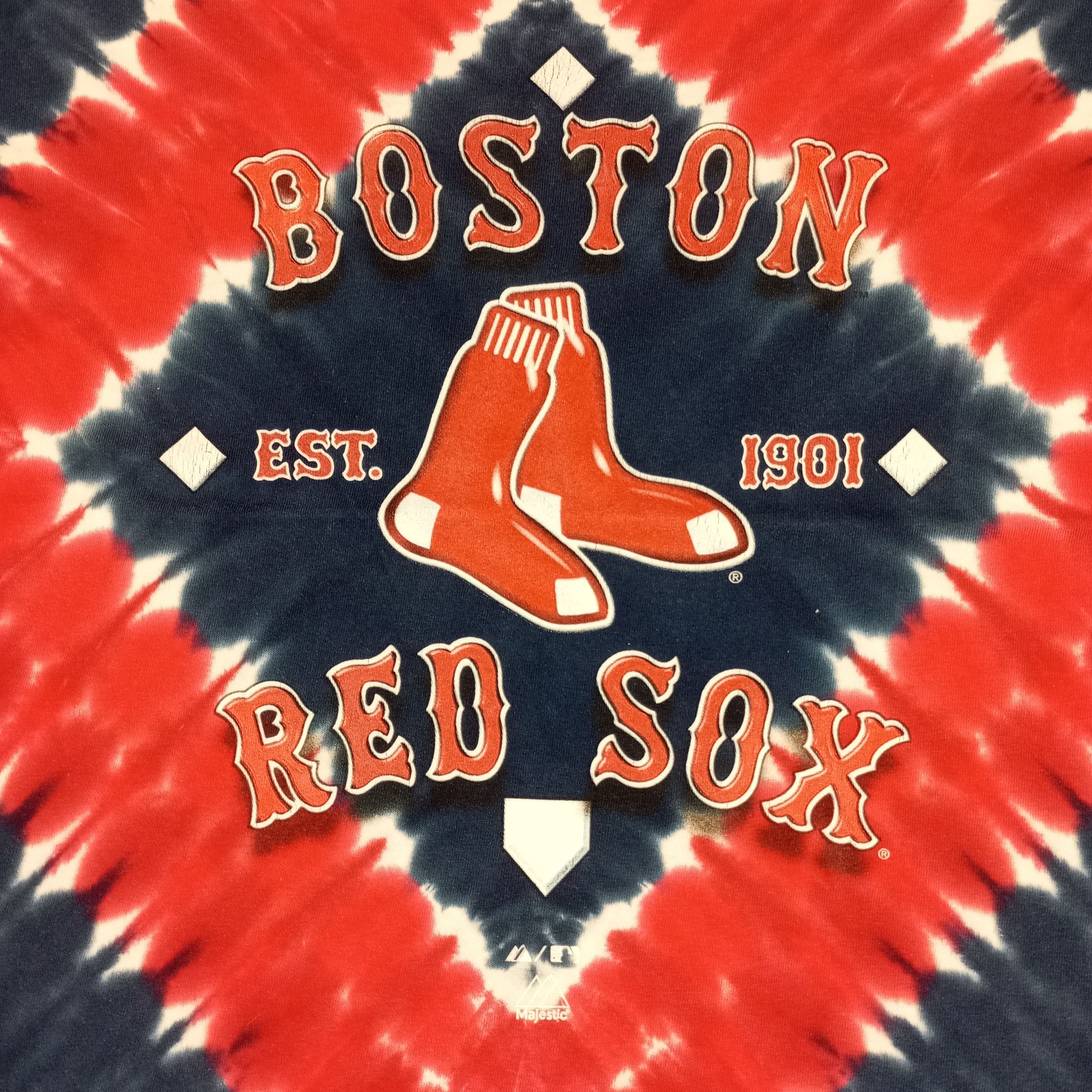 MLB × Vintage Boston Red Sox Baseball Team Tshirt Center Design Size US L / EU 52-54 / 3 - 2 Thumbnail