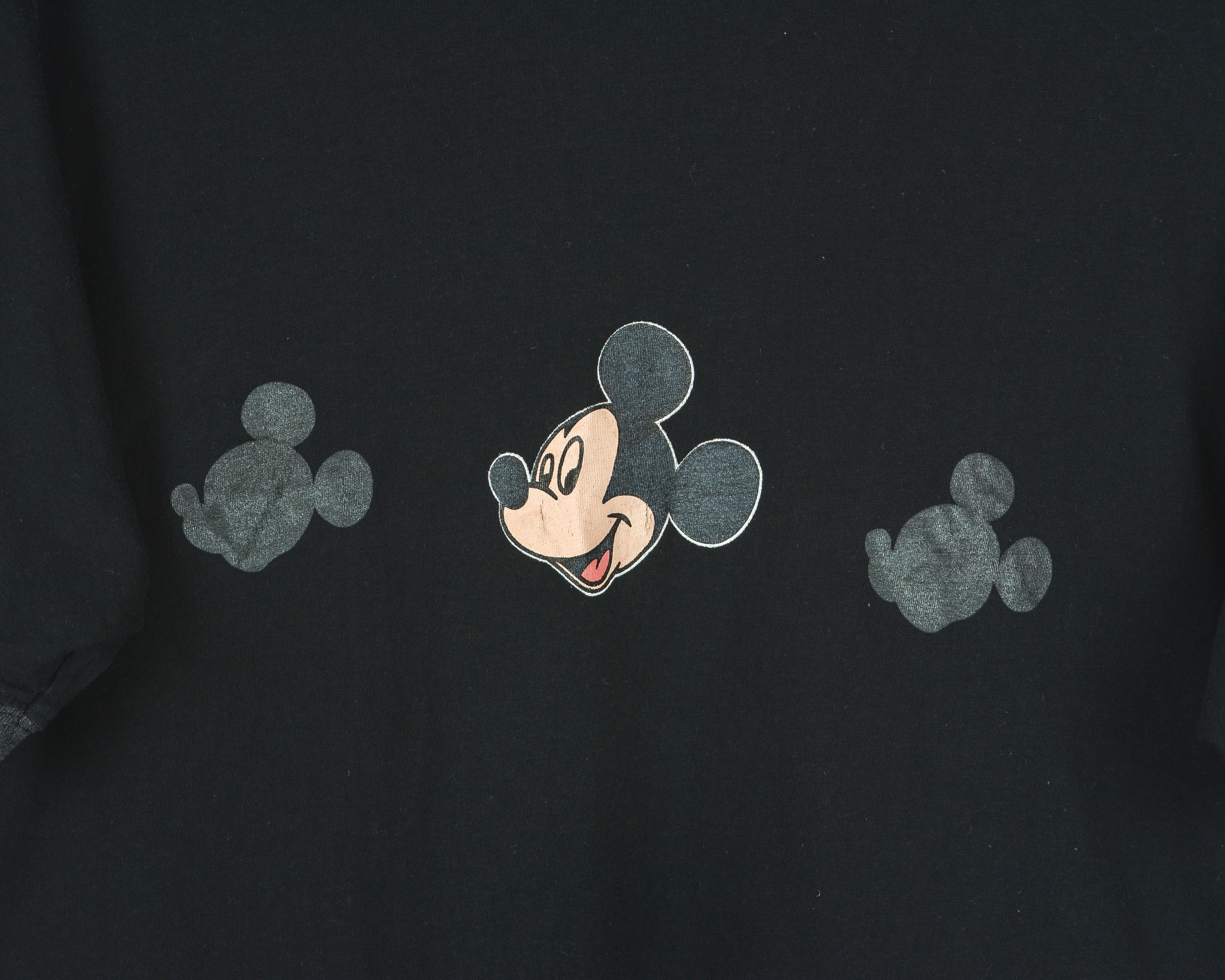 Disney × Mickey Mouse × Vintage DISNEY MICKEY MOUSE UNLIMITED VTG T-Shirt L Cotton V-Neck Size US L / EU 52-54 / 3 - 3 Thumbnail
