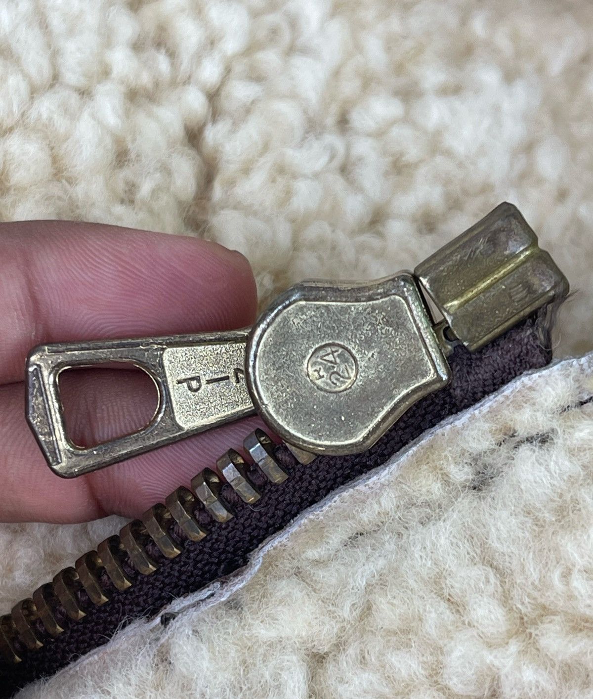 Japanese Brand × Vintage 🔥Vintage Echt Lammfell Sheep Skin Leather Jacket B-3 Style Size US L / EU 52-54 / 3 - 15 Thumbnail