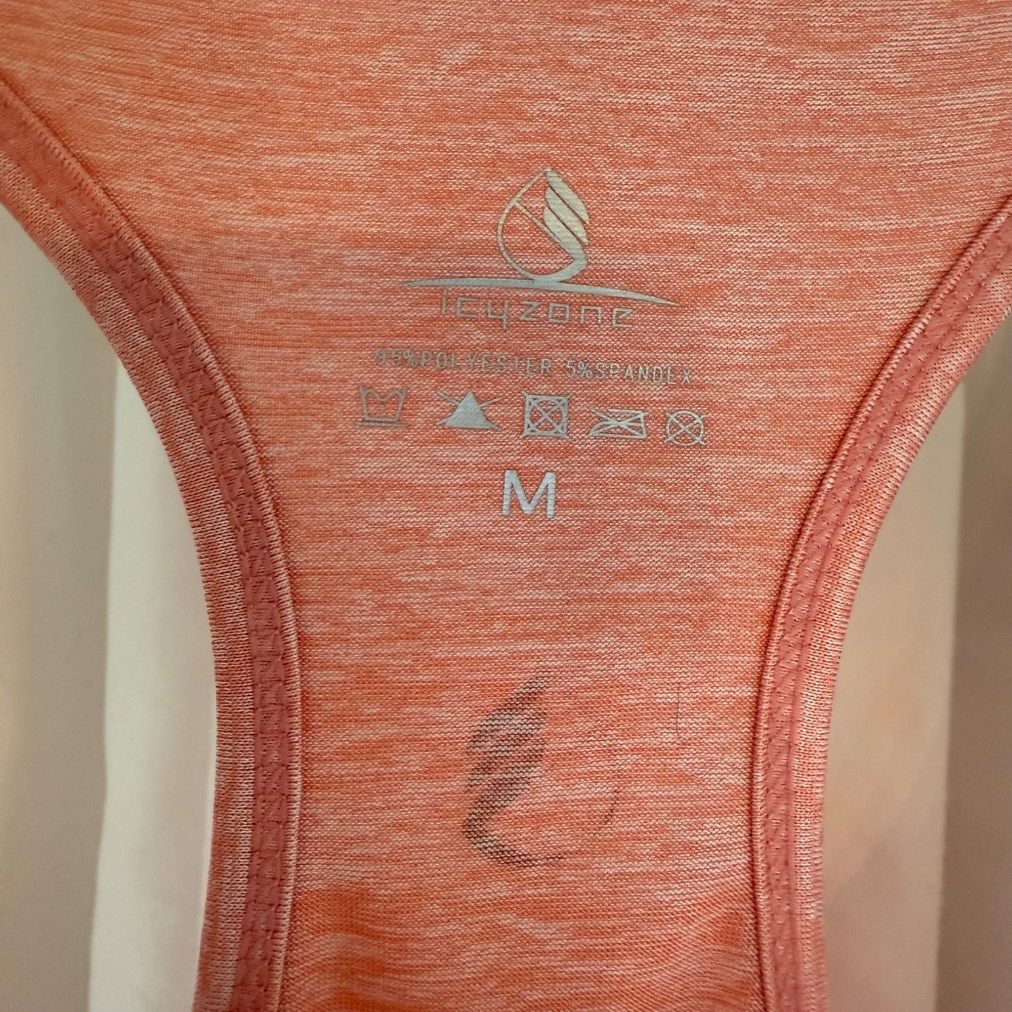 Other Icyzone Womens Racerback Tank Top M Coral Activewear Yoga Gy Size M / US 6-8 / IT 42-44 - 3 Thumbnail