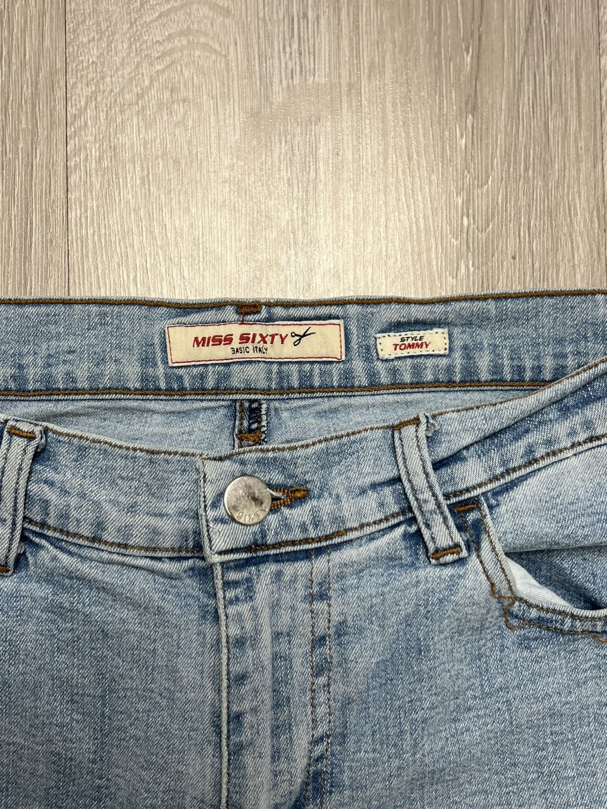 Miss Sixty Vintage Miss Sixty Tommy Flared Jeans Size 28" / US 6 / IT 42 - 3 Thumbnail