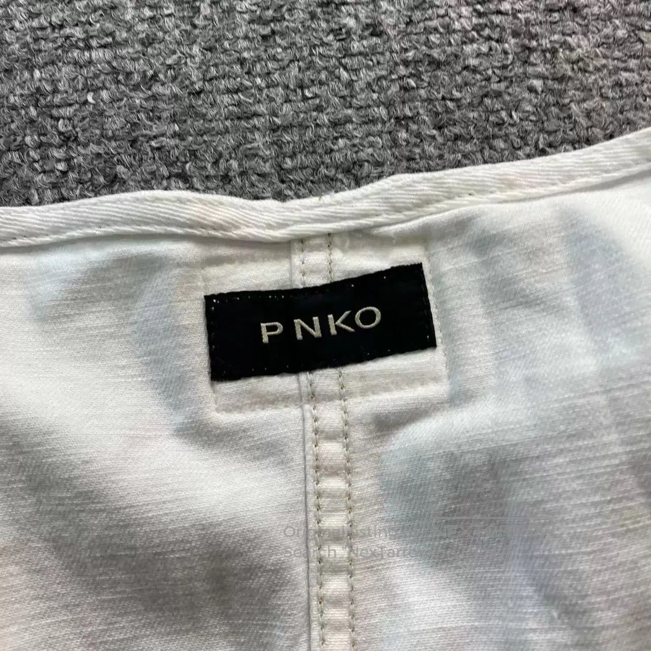 Pinko PINKO White Denim Vest. Size S / US 4 / IT 40 - 2 Thumbnail