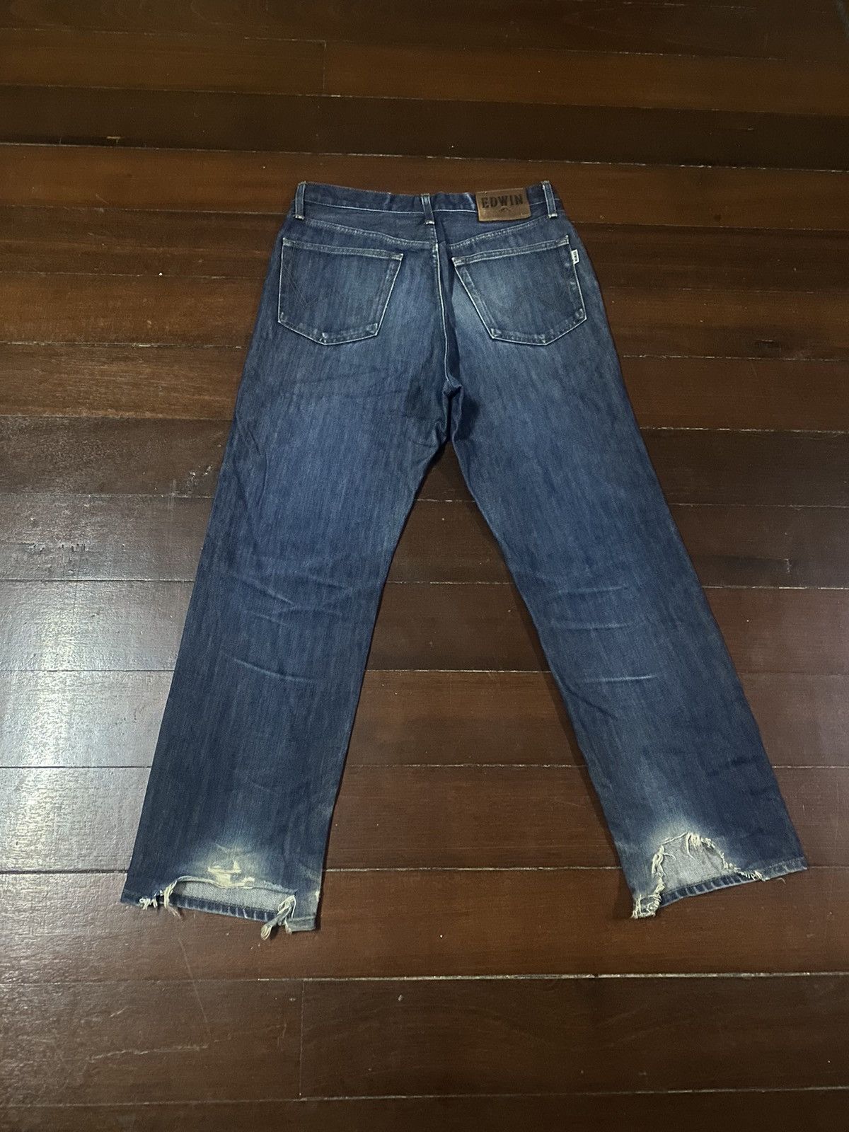 Edwin × Japanese Brand FIRE 🔥 VINTAGE EDWIN 404 distressed Size US 33 - 7 Thumbnail