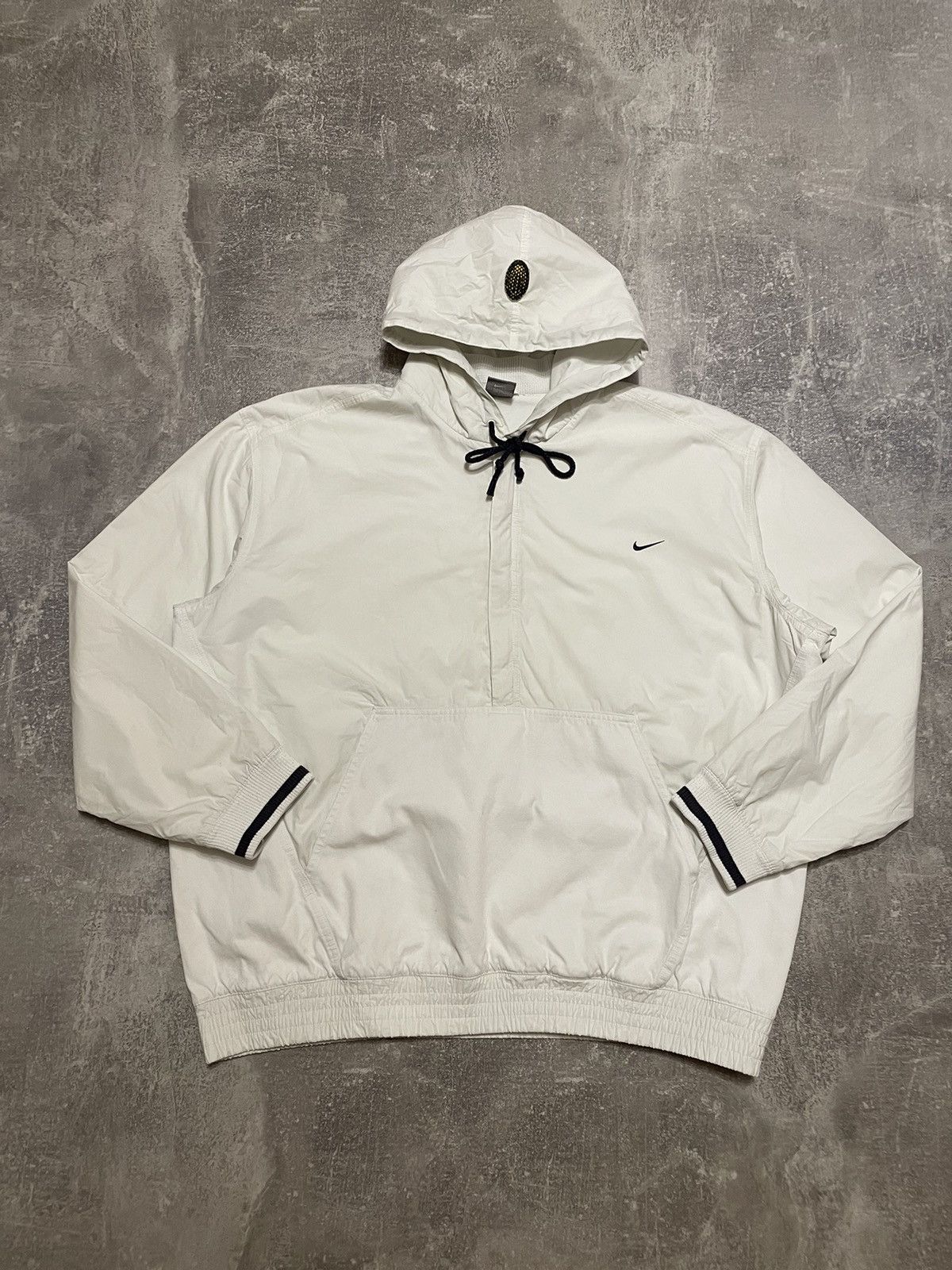Nike Rare! Vintage Nike Uptempo 1/3 Nylon anorak / light jacket Size US XL / EU 56 / 4 - 1 Thumbnail