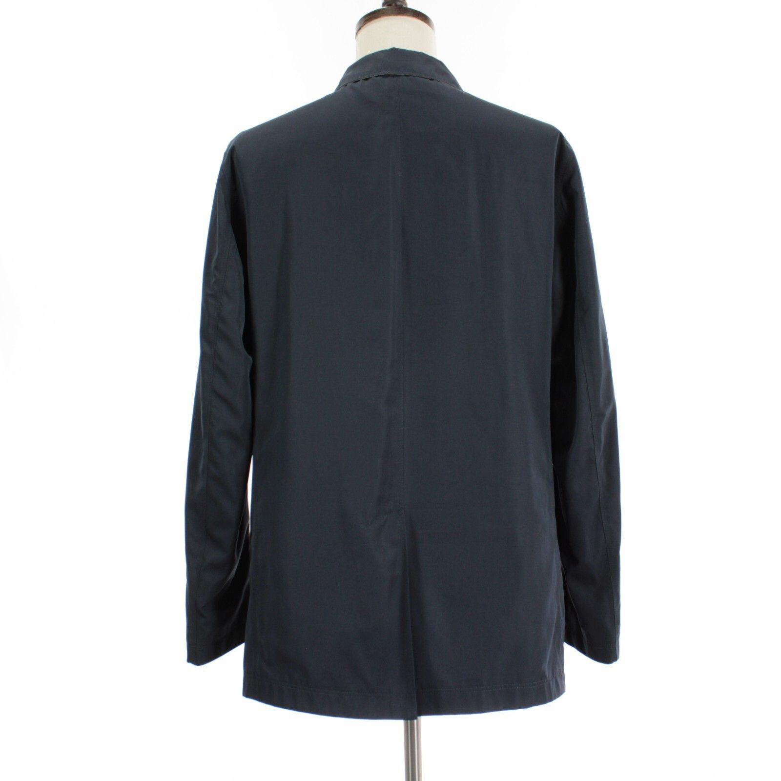 Canali Canali Coat Size L US In Blue Polyester Size US L / EU 52-54 / 3 - 5 Thumbnail
