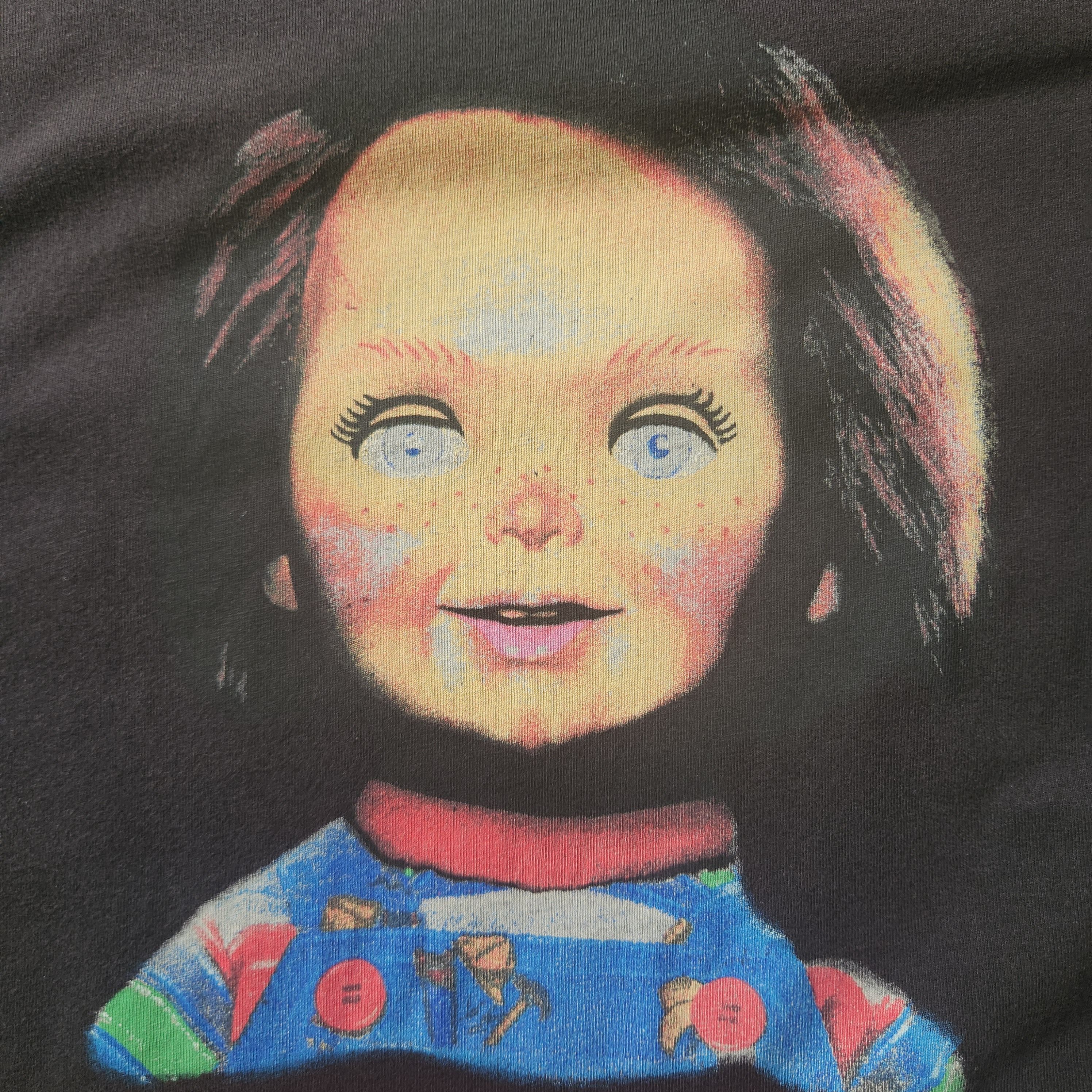 Expert Horror × Uniqlo Vintage Y2K Thrashed Horror Chucky Movie TShirt Size US M / EU 48-50 / 2 - 6 Thumbnail