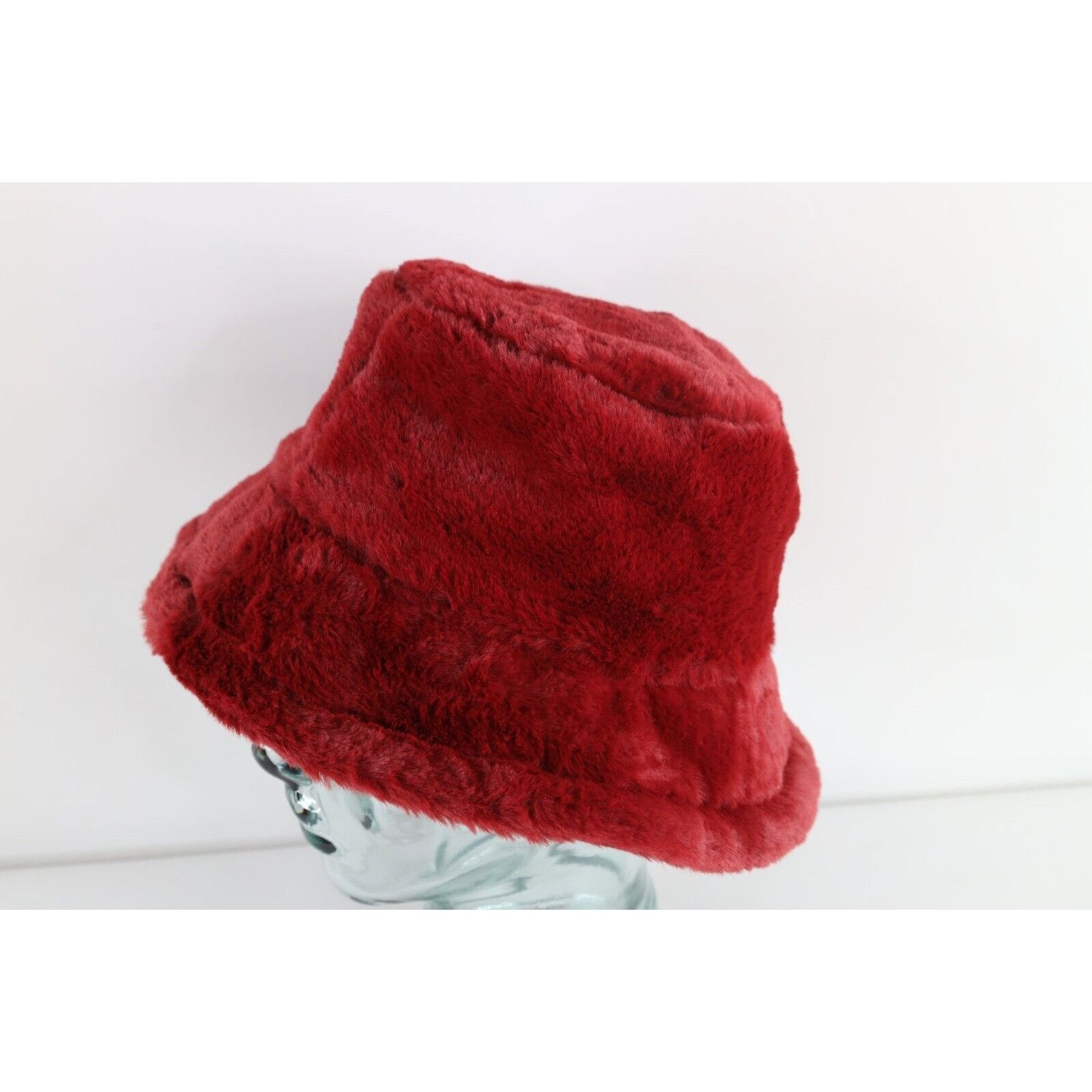 Kangol × Vintage Vintage 90s Streetwear Babydoll Fuzzy Shag Fleece Bucket Hat Size ONE SIZE - 2 Thumbnail