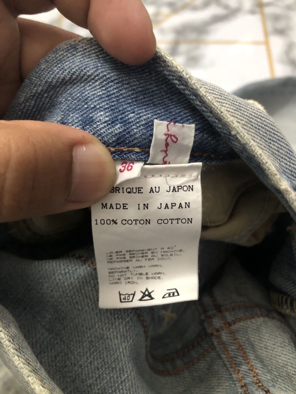 Lee × Vintage Vintage Lee Raiders Made In Japan Size US 31 - 9 Thumbnail
