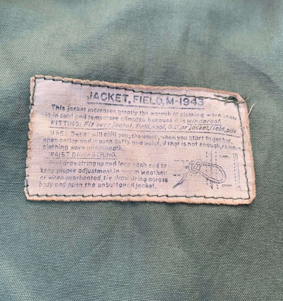 Vintage TRUE VINTAGE 40S FIELD JACKET M 1943 WWII INSPECTOR Size US M / EU 48-50 / 2 - 12 Thumbnail