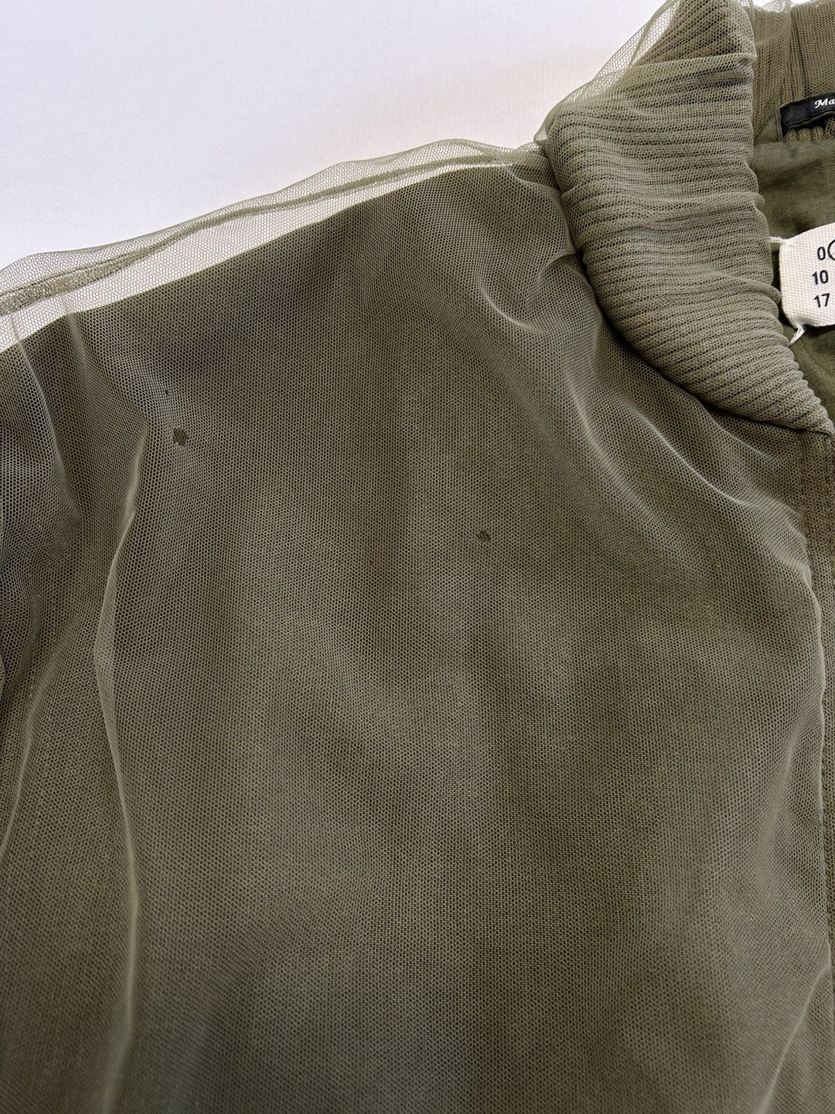 Maison Margiela FW2014 Tull Military Bomber Khaki Size US M / EU 48-50 / 2 - 19 Thumbnail
