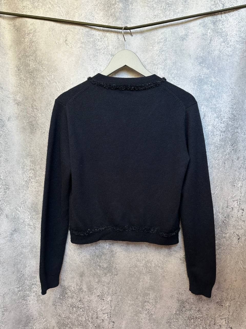 Other Claudie Pierlot Paris Wool Blend Cardigan Sweater Gold Crest Size S / US 4 / IT 40 - 3 Thumbnail