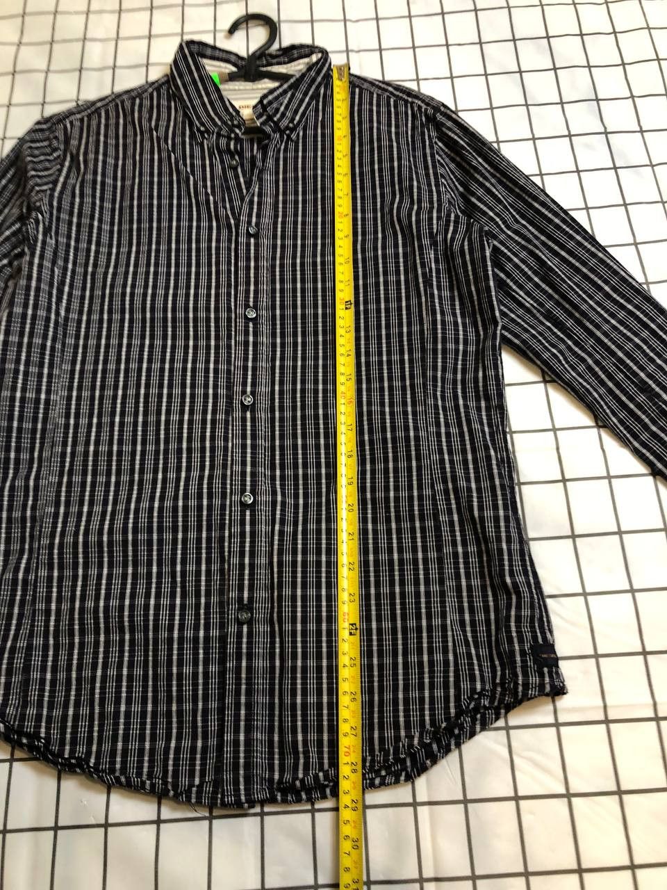 Diesel Diesel Flannel Long Sleeve Button Shirt Checked Pattern Size US L / EU 52-54 / 3 - 9 Thumbnail
